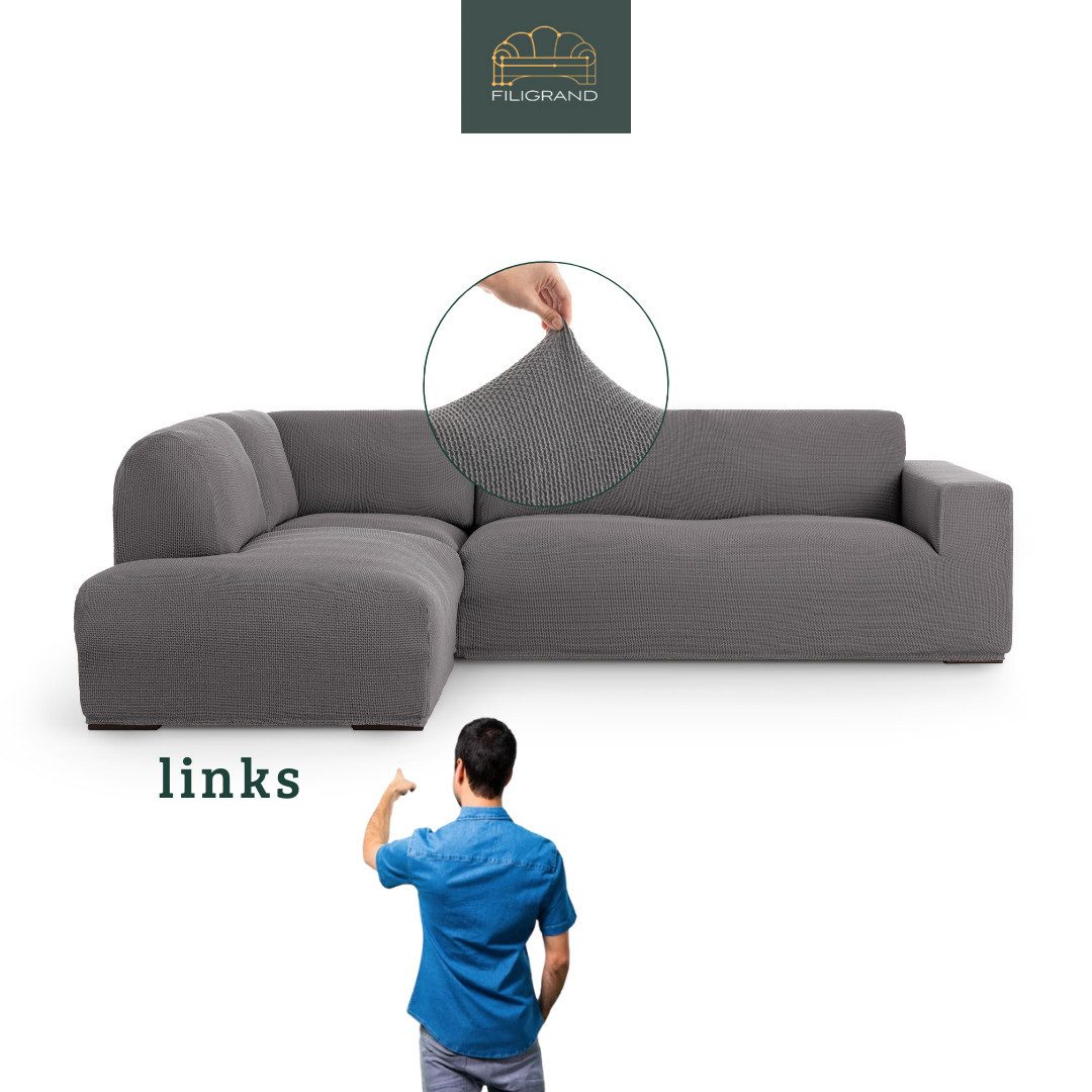 Belmarti Ecksofahusse Bezug für Ecksofa mit Halbinsel rechts/links, elastis günstig online kaufen