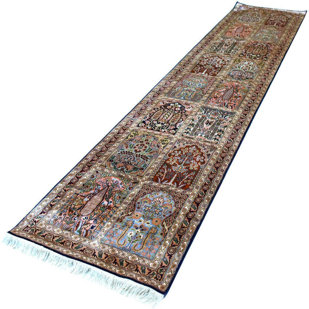 Seidenteppich »Hamadan 221«, Kayoom, rechteckig, Höhe 10 mm, Einzelstück mit Zertifikat, Wohnzimmer-Otto