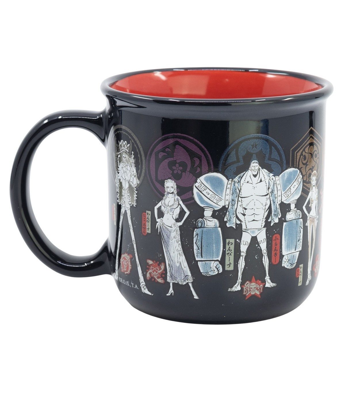 One Piece Tasse Anime Tasse 400 ml Keramik Frühstücksbecher mit Geschenkbox, Keramik
