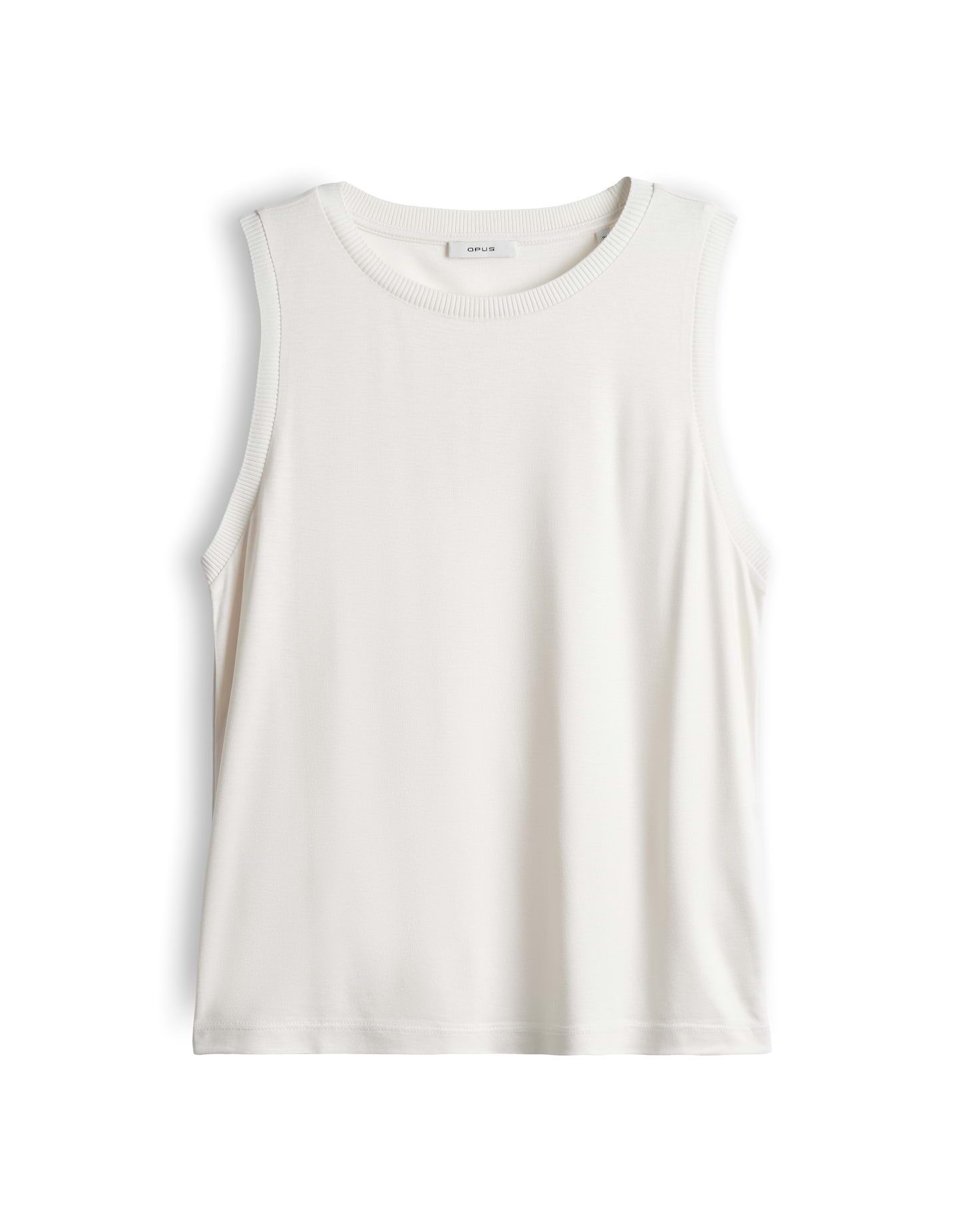 OPUS Shirttop mit schmalen Rippbündchen Elastischer Komfort für Everyday Looks