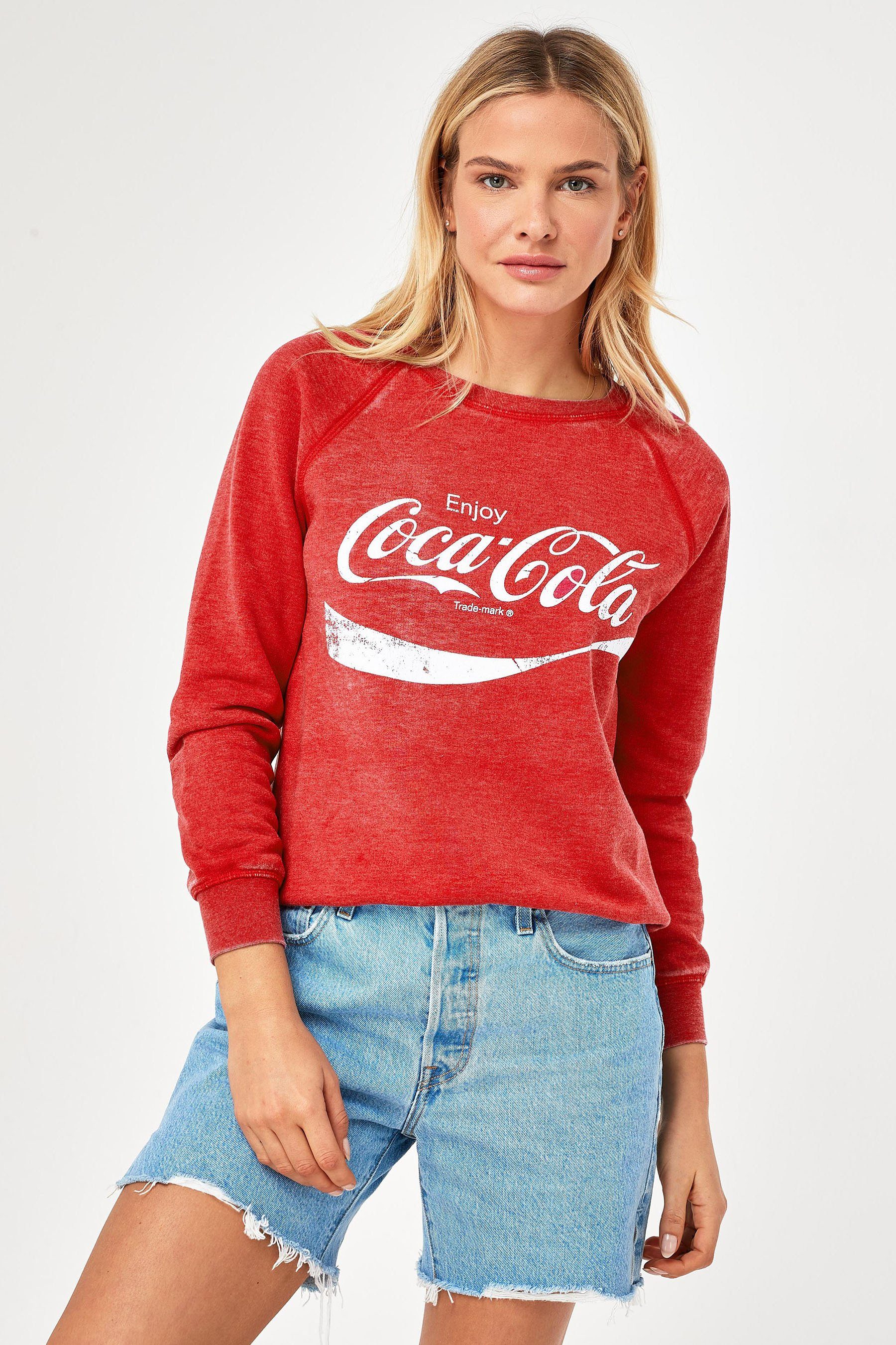 Coca-Cola® Next Sweatshirt (1-tlg) Red