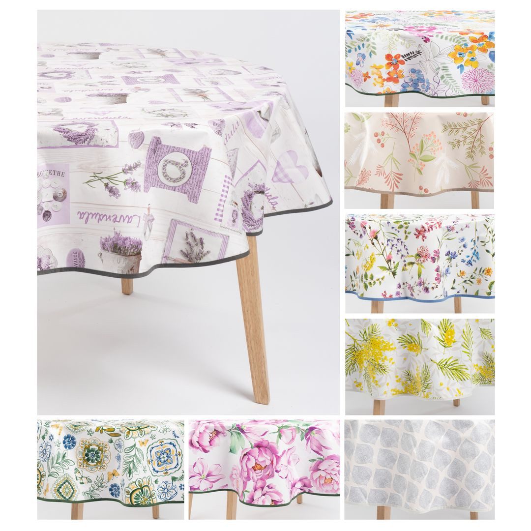 laro Tischdecke Tischdecke rund – PVC, wasserdicht, Ø 160 cm günstig online kaufen