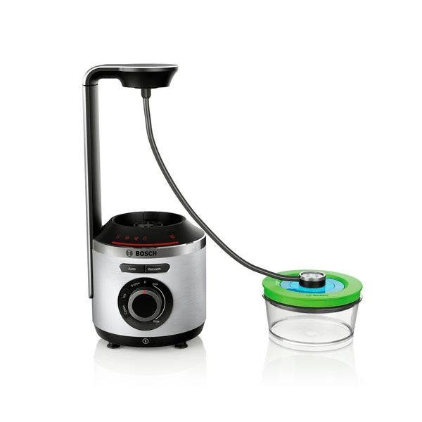 VitaPower Vakuum-Mixer, Standmixer MMBV622M, und Vakuum-Frischhaltedose W, BOSCH 1000 Serie inkl. 8 Rezeptbuch