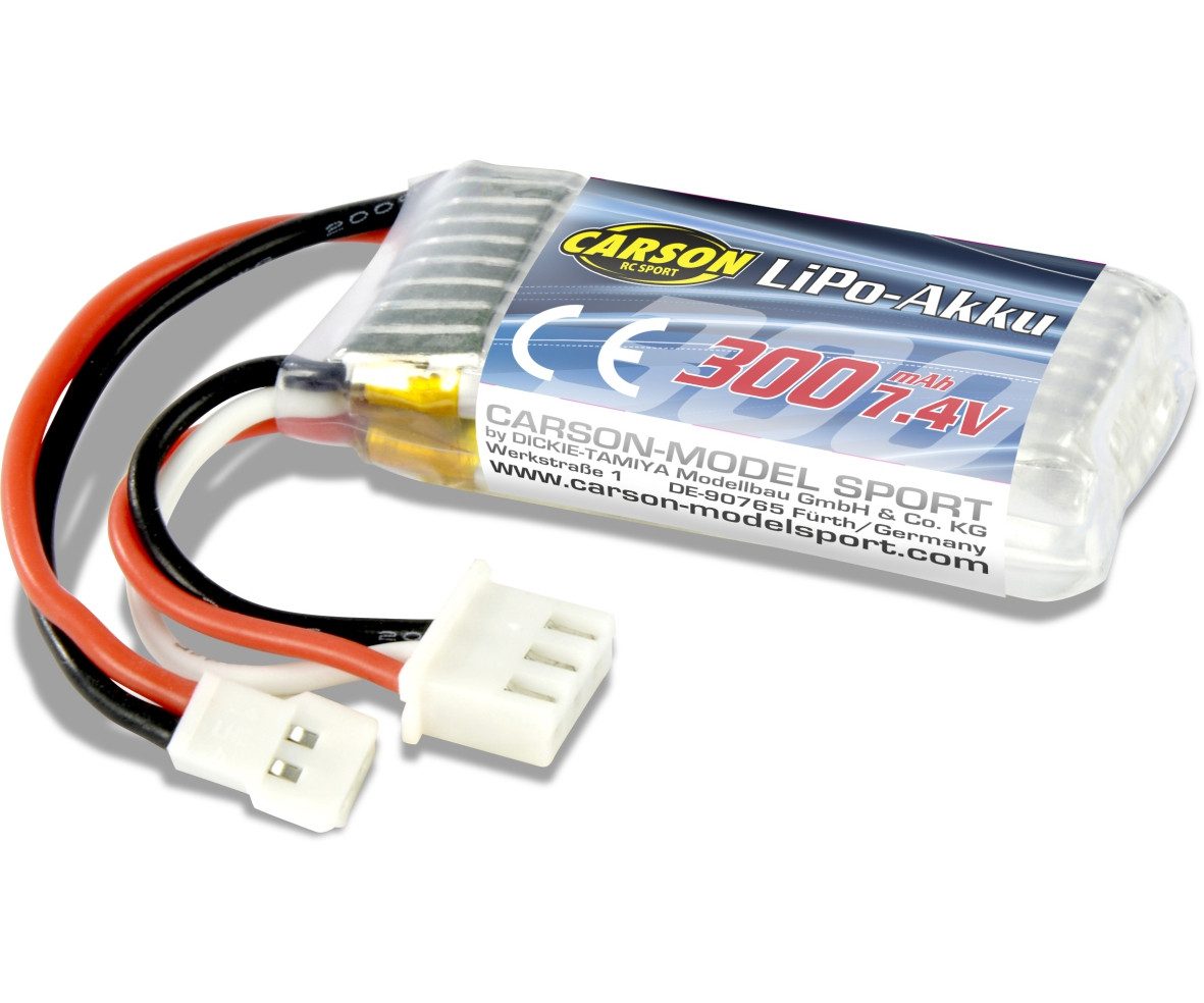 Carson Batterie Lipo 7,4V 300MAH RC-Ladegerät