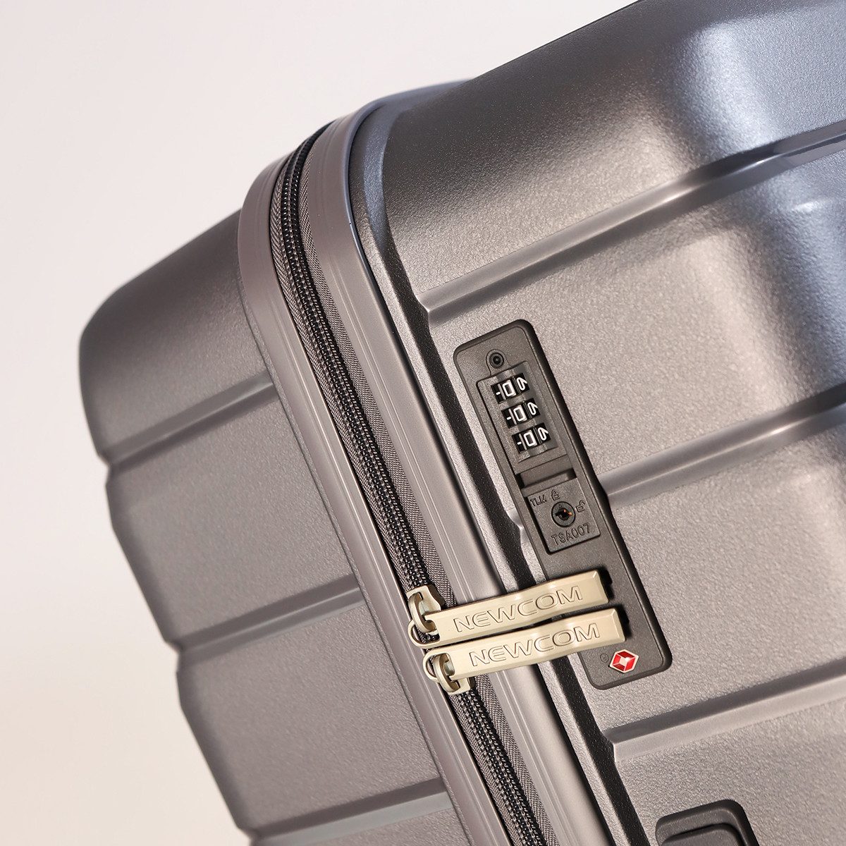 NEWCOM Hartschalen-Trolley Hartschalenkoffer / PP Reisekoffer günstig online kaufen