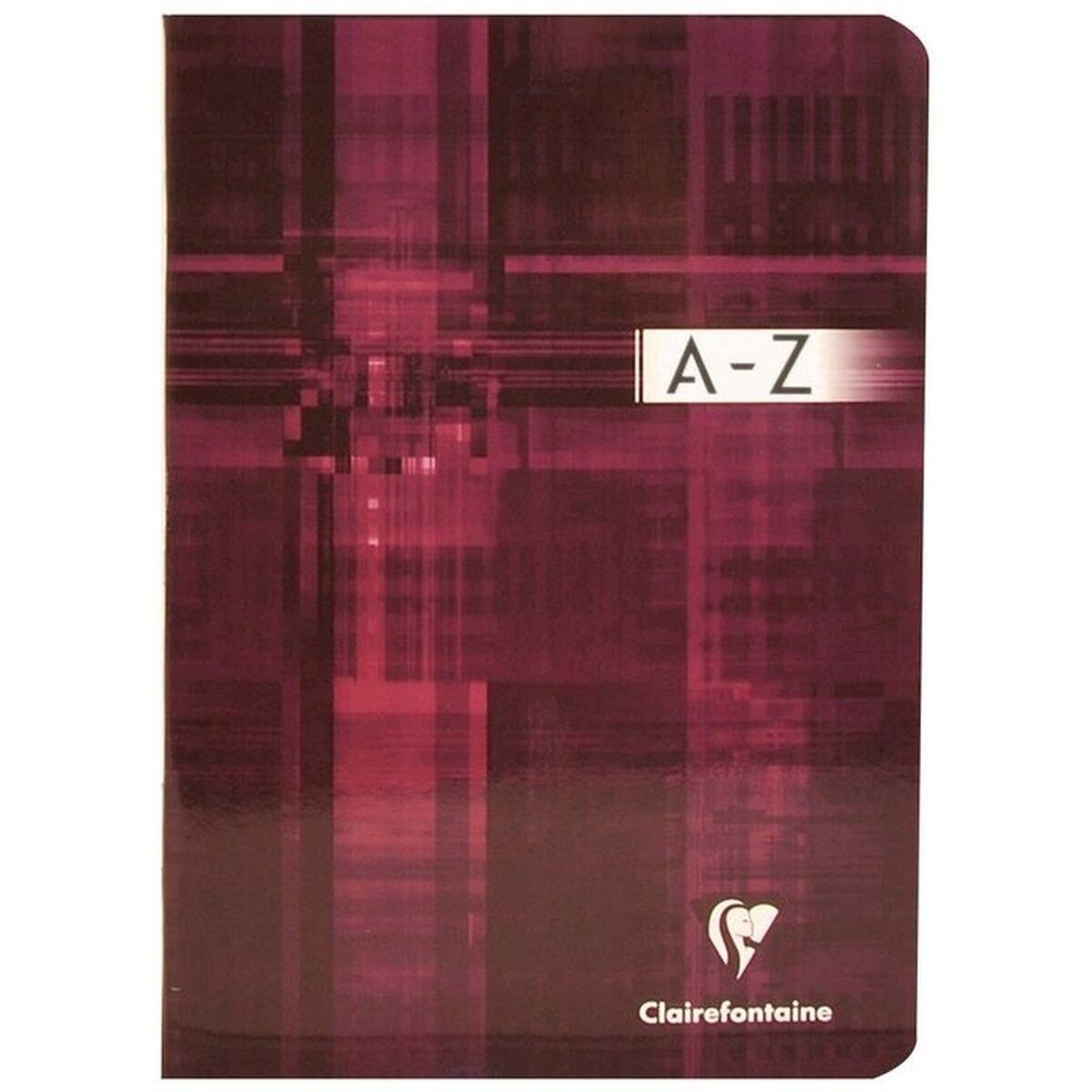 CLAIREFONTAINE Notizbuch Registerbuch A5 48 Blatt liniert mit Mittellinie A-Z farbig sortiert