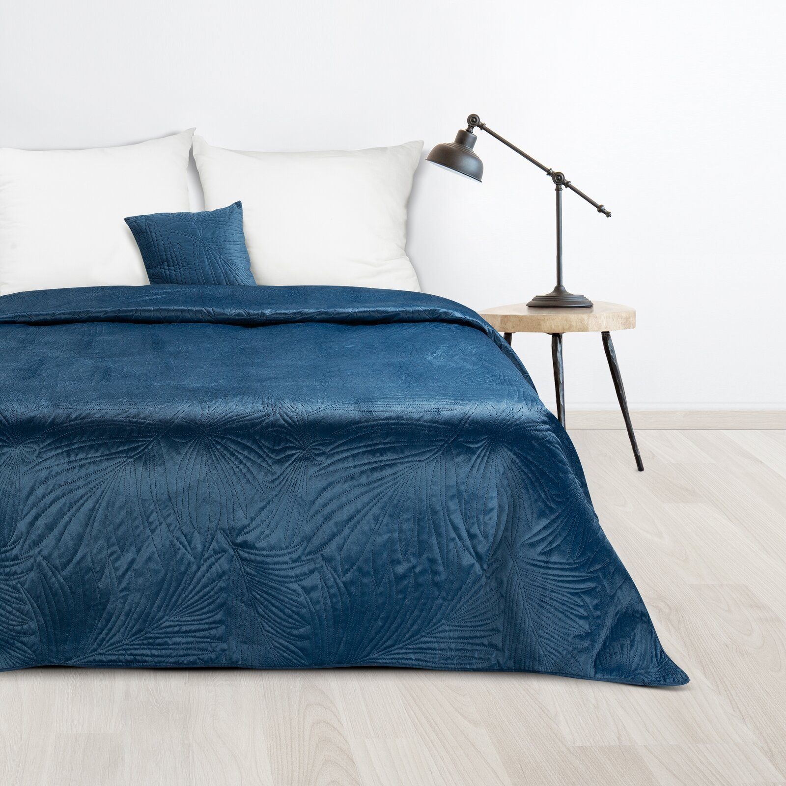 Tagesdecke LUIZ, Design91, Gesteppte Decke Zweiseitig Moderner Bettüberwurf Velours