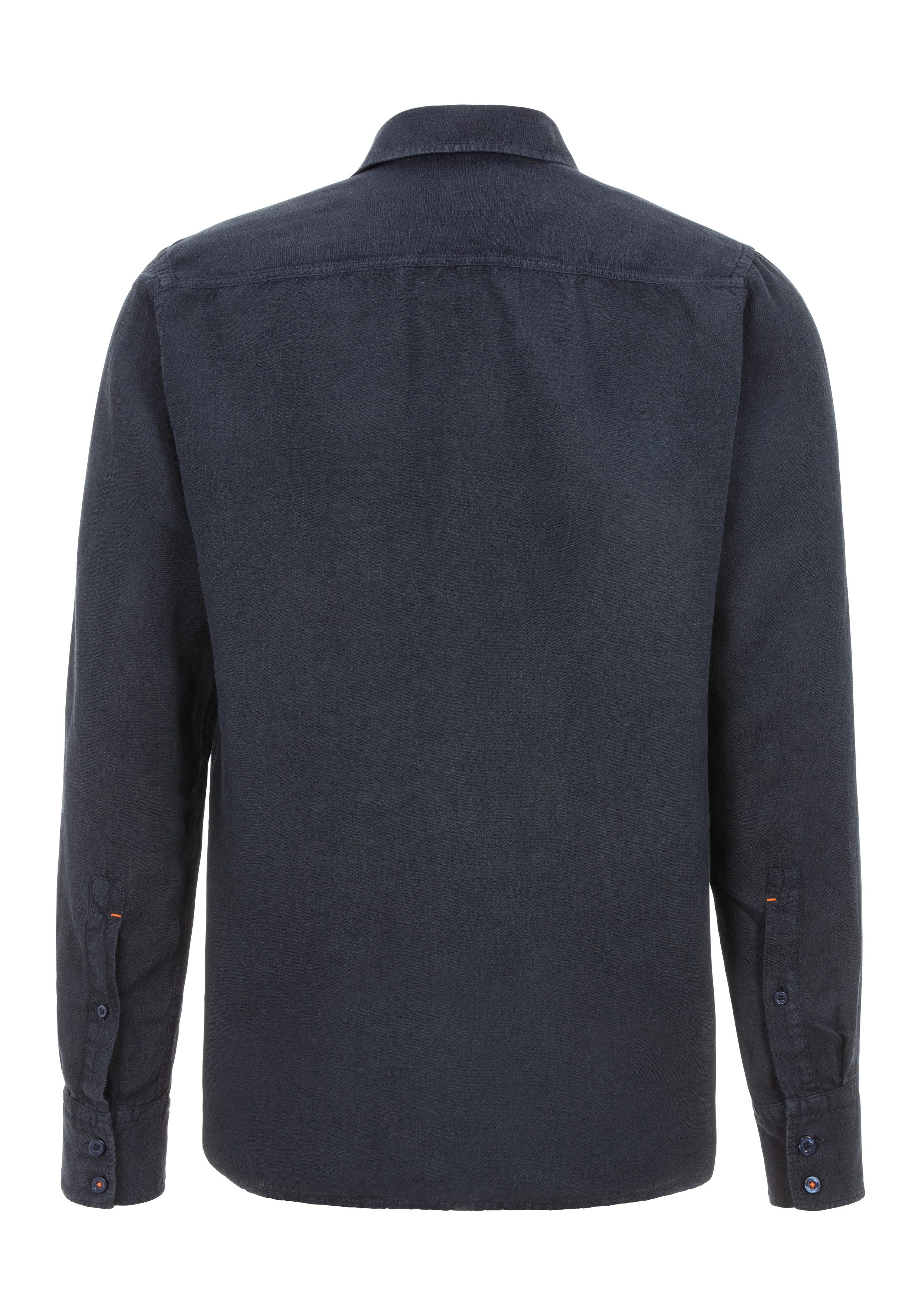 BOSS ORANGE Leinenhemd Relegant mit Markenlabel günstig online kaufen