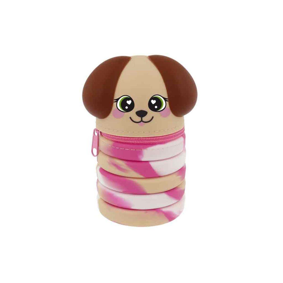 bb Klostermann Federmäppchen bb Klostermann Cuties Pop-up Mäppchen Hund braun 6,5 x 12,5 cm