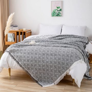 Sofahusse Sofa decke Bettwurf, Decke Bettdecke Sofa Bezug mit Quaste, Juoungle