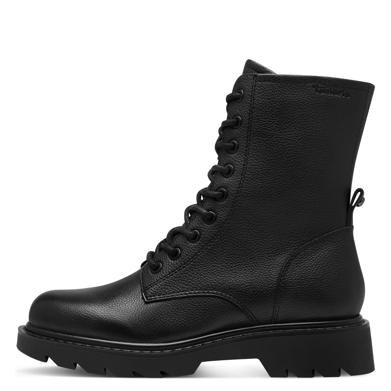 Matt Tamaris Stiefel Schwarz SchnÃ¼rung Tamaris 1-25928-43 Damen