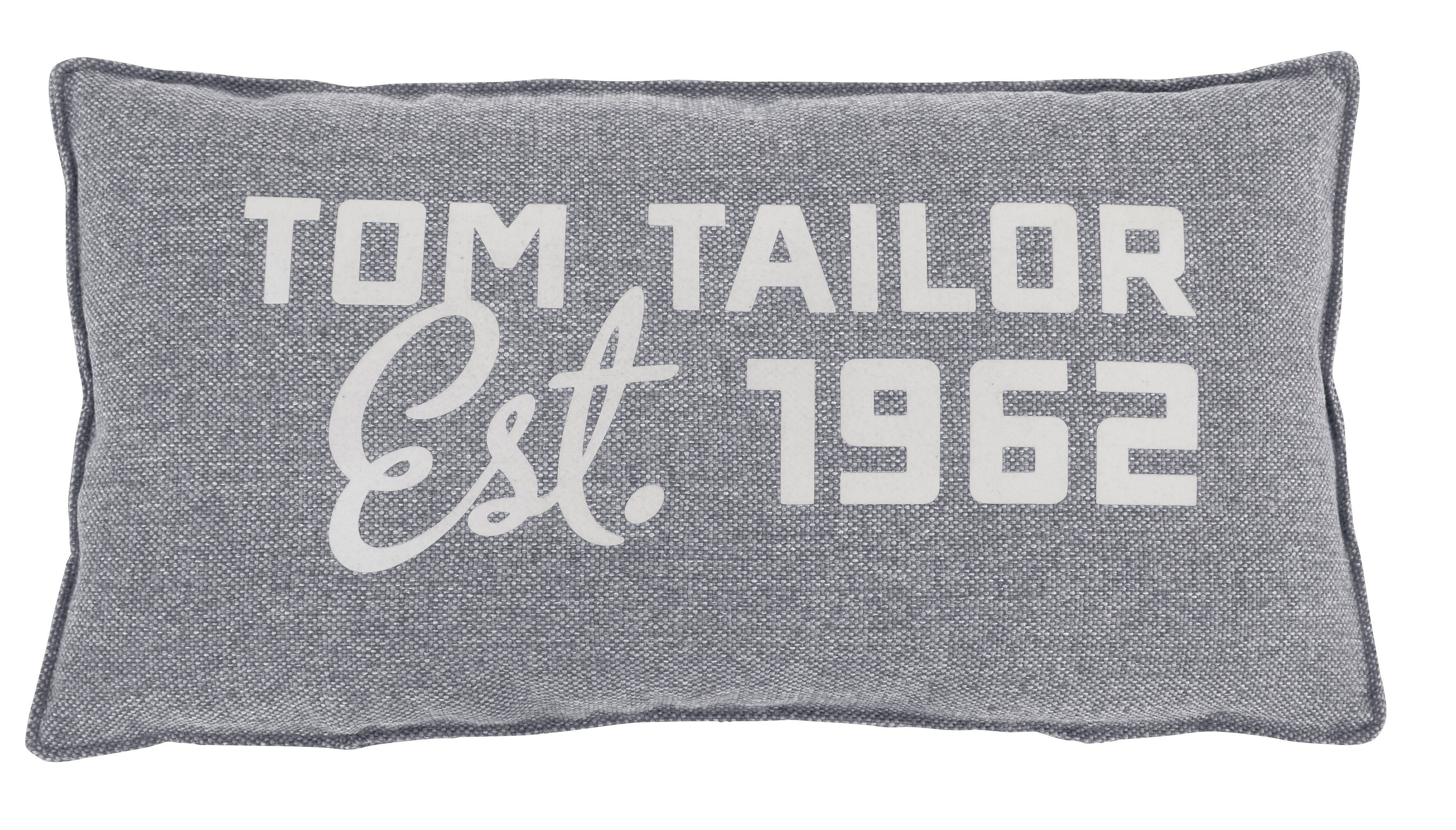 TOM TAILOR HOME Sofakissen Lazy, (1 St), Nierenkissen moody grey TBO 29