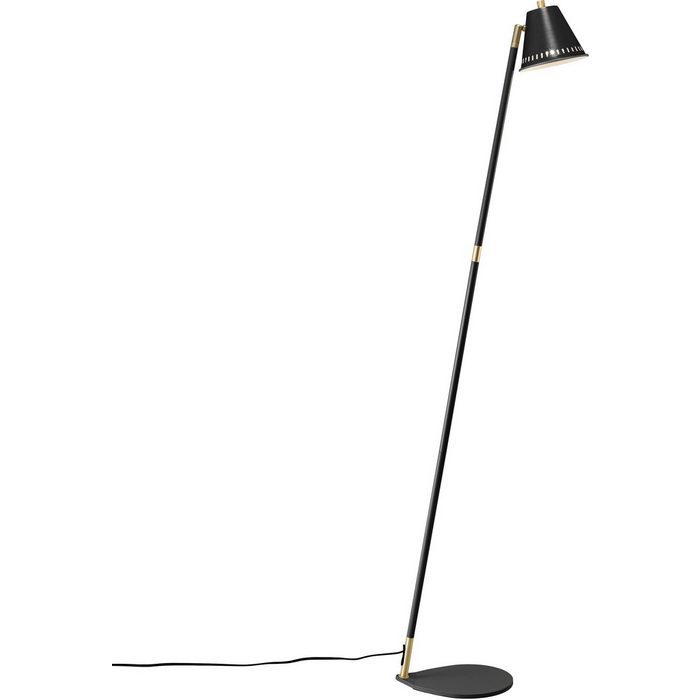Nordlux Stehlampe PINE ohne Leuchtmittel Retro Industrial Design Messing Applikationen