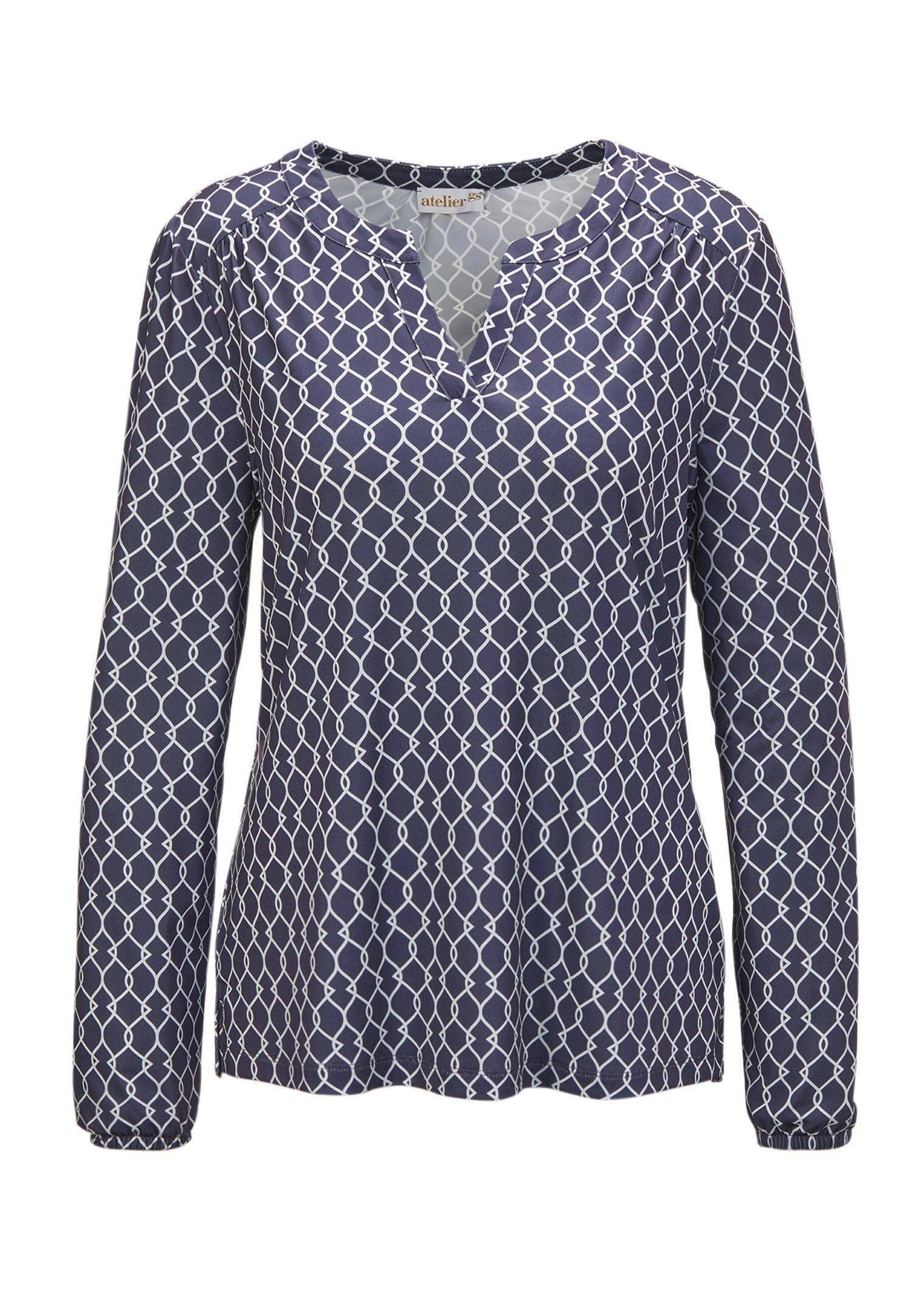 GOLDNER Kurzarmbluse Kurzgröße: Blusenshirt in femininer günstig online kaufen