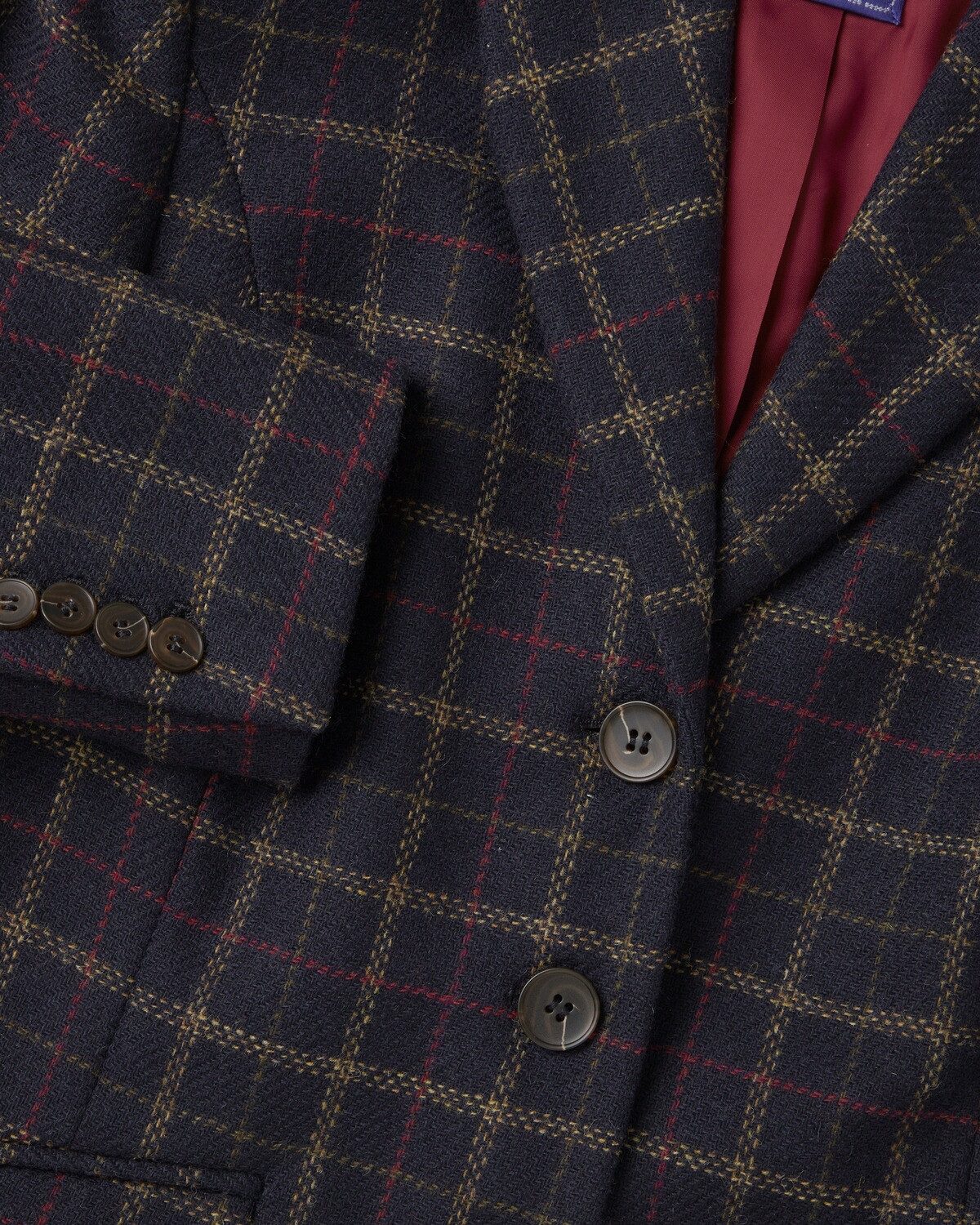 Brigitte von Schönfels Jackenblazer Karoblazer