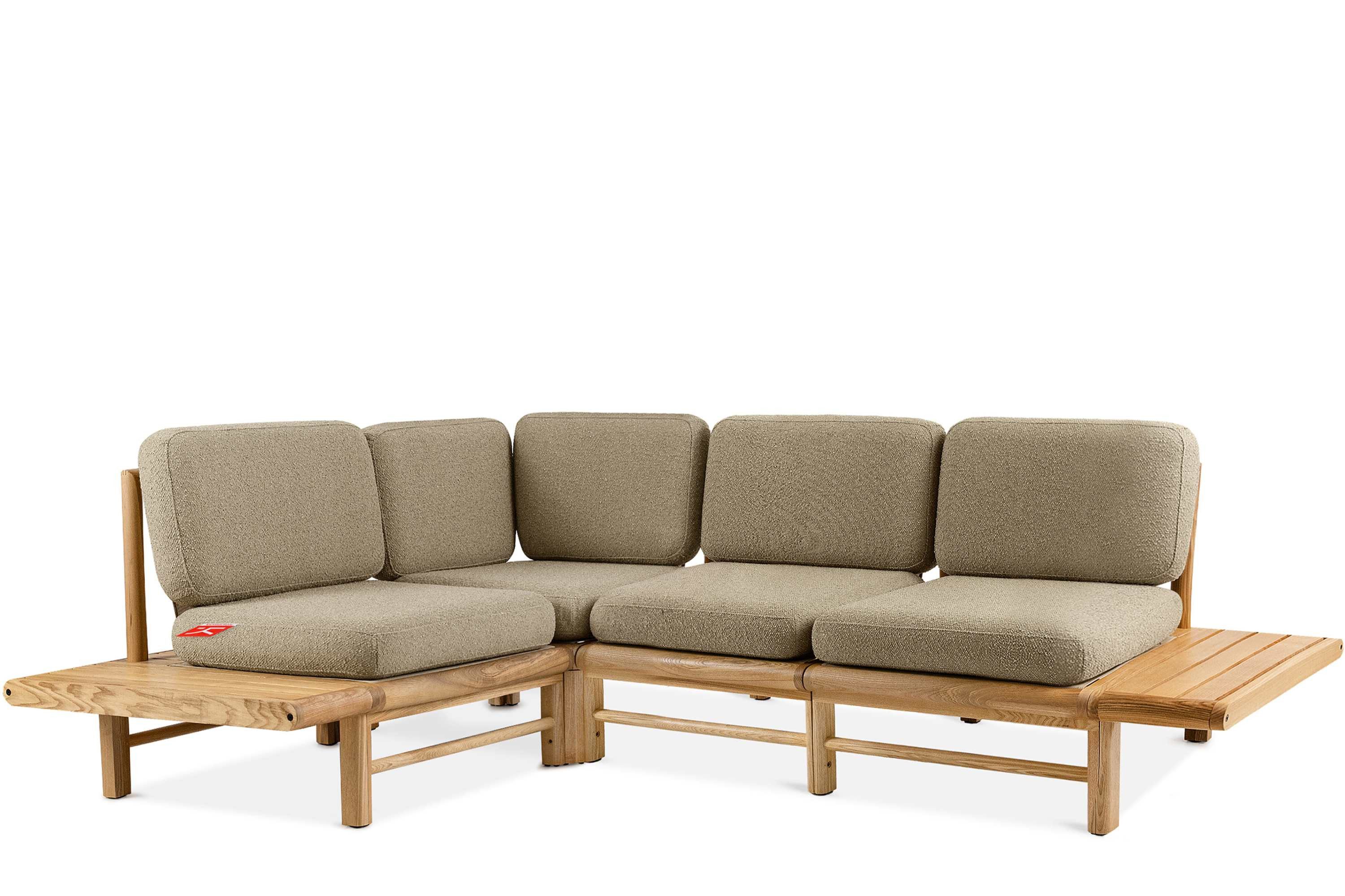 KONSIMO® Loungesofa ATREDA Garten-Ecksofa links, Loungesofa Gartenmöbel, hergestellt in der EU