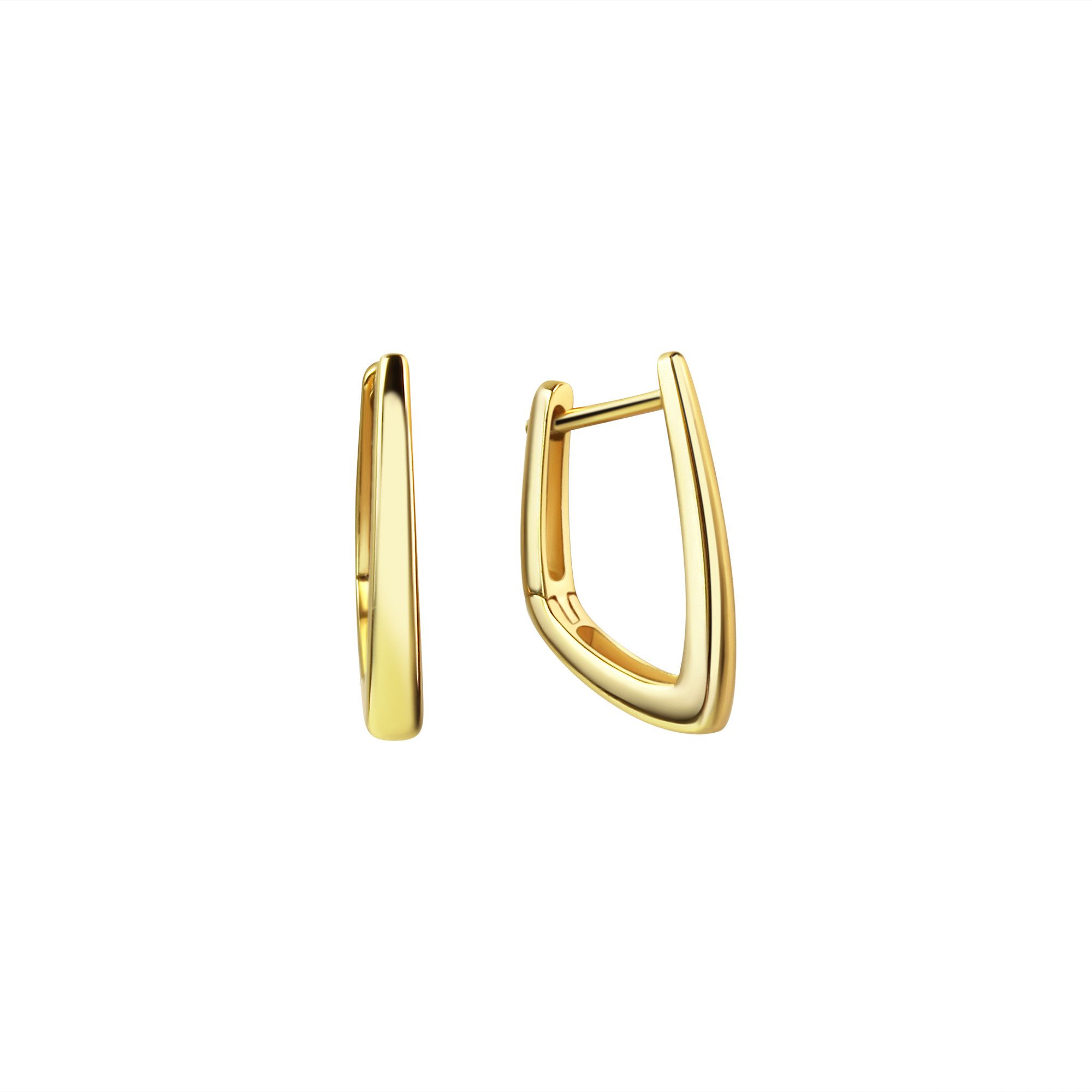 Paar Creolen 333/- Gelbgold glanz