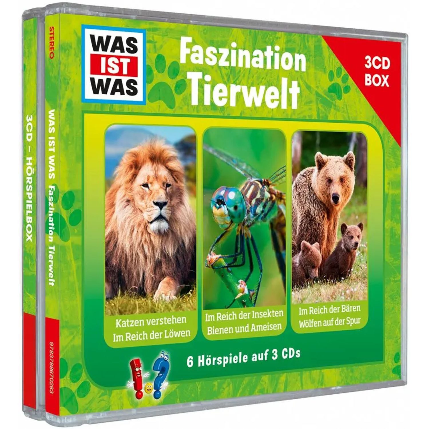 Tessloff Verlag Hörspiel WAS IST WAS 3-CD-Hörspielbox Faszination Tierwelt