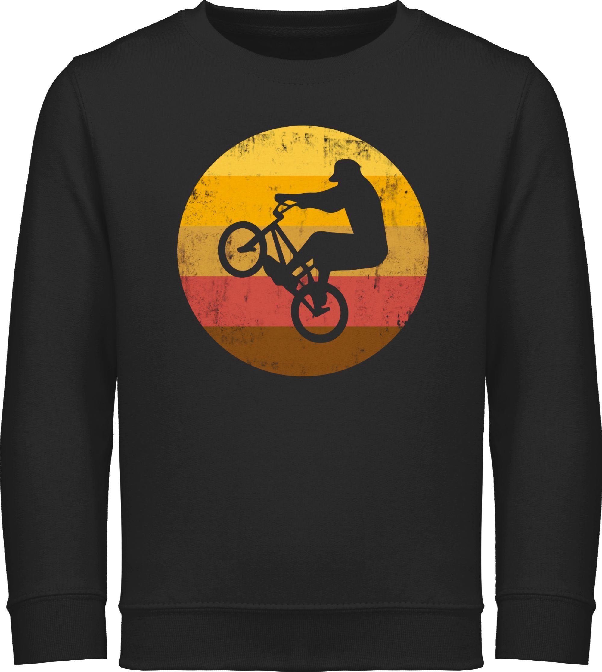 Schwarz Sweatshirt Kinder Jump Sport 2 Kleidung BMX Shirtracer