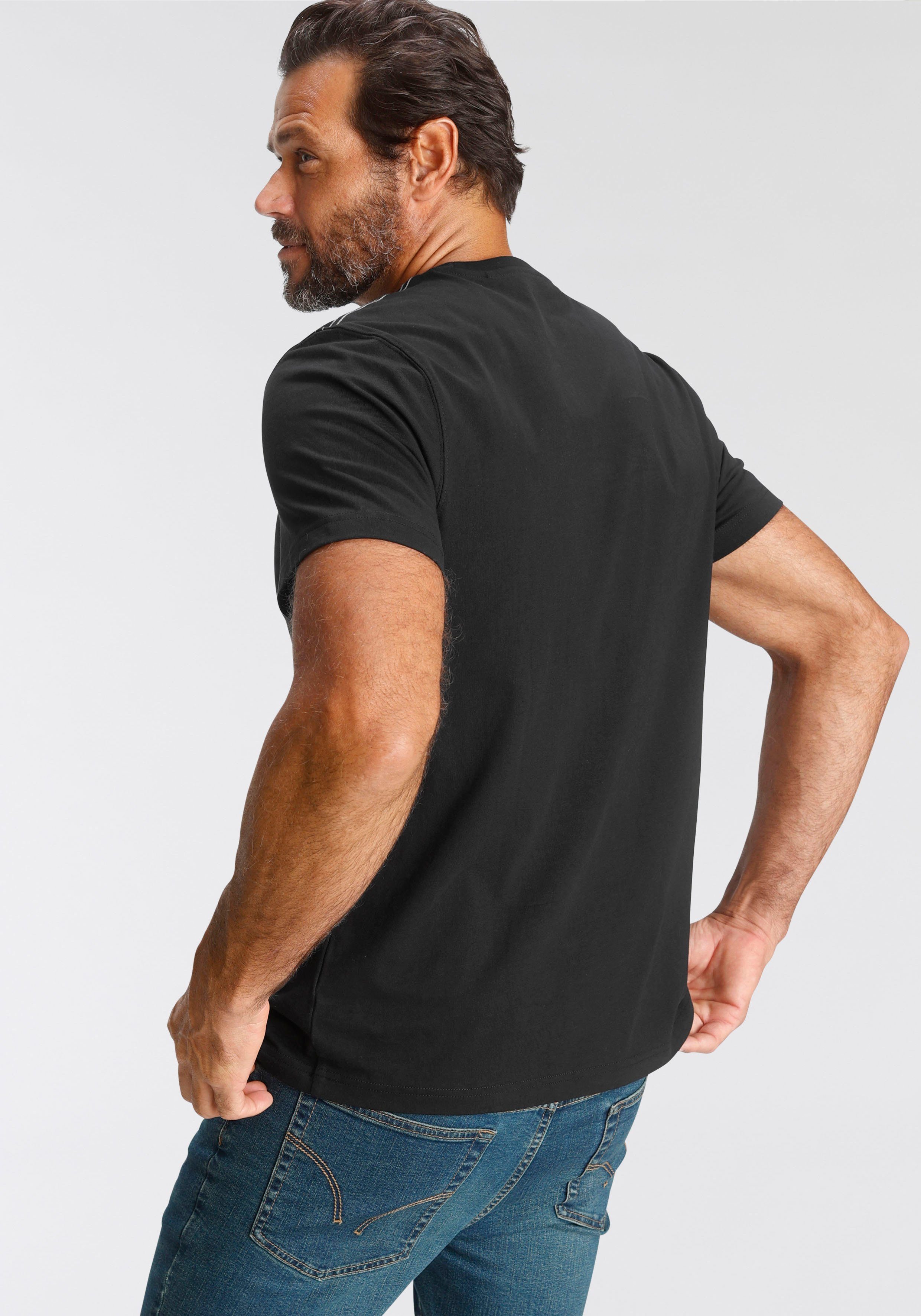 Arizona T-Shirt Kurzarm, lässige Passform, bedruckt, Rundhals, casual günstig online kaufen