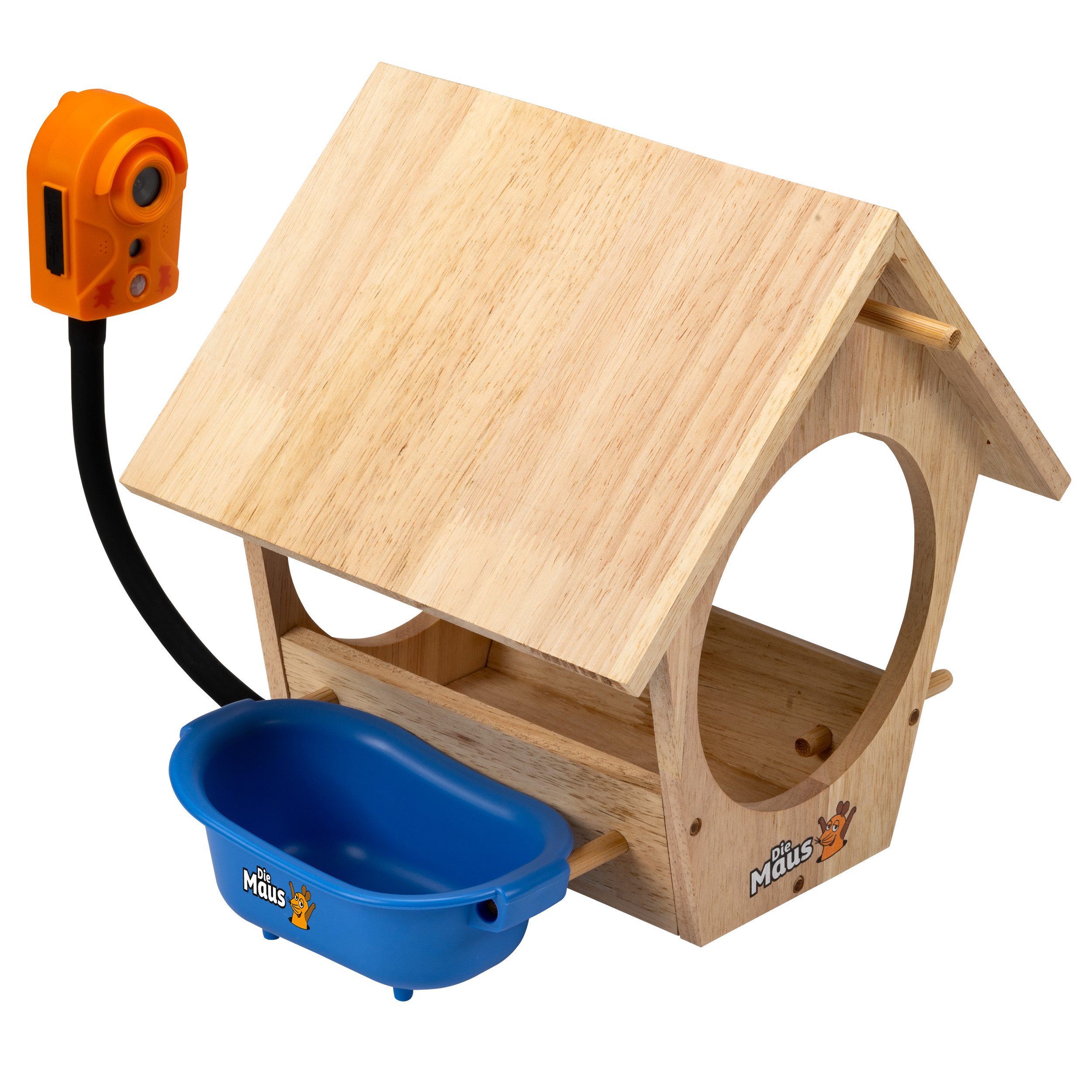 Die Maus DieMaus Vogelhaus mit Kamera Kinderfernglas