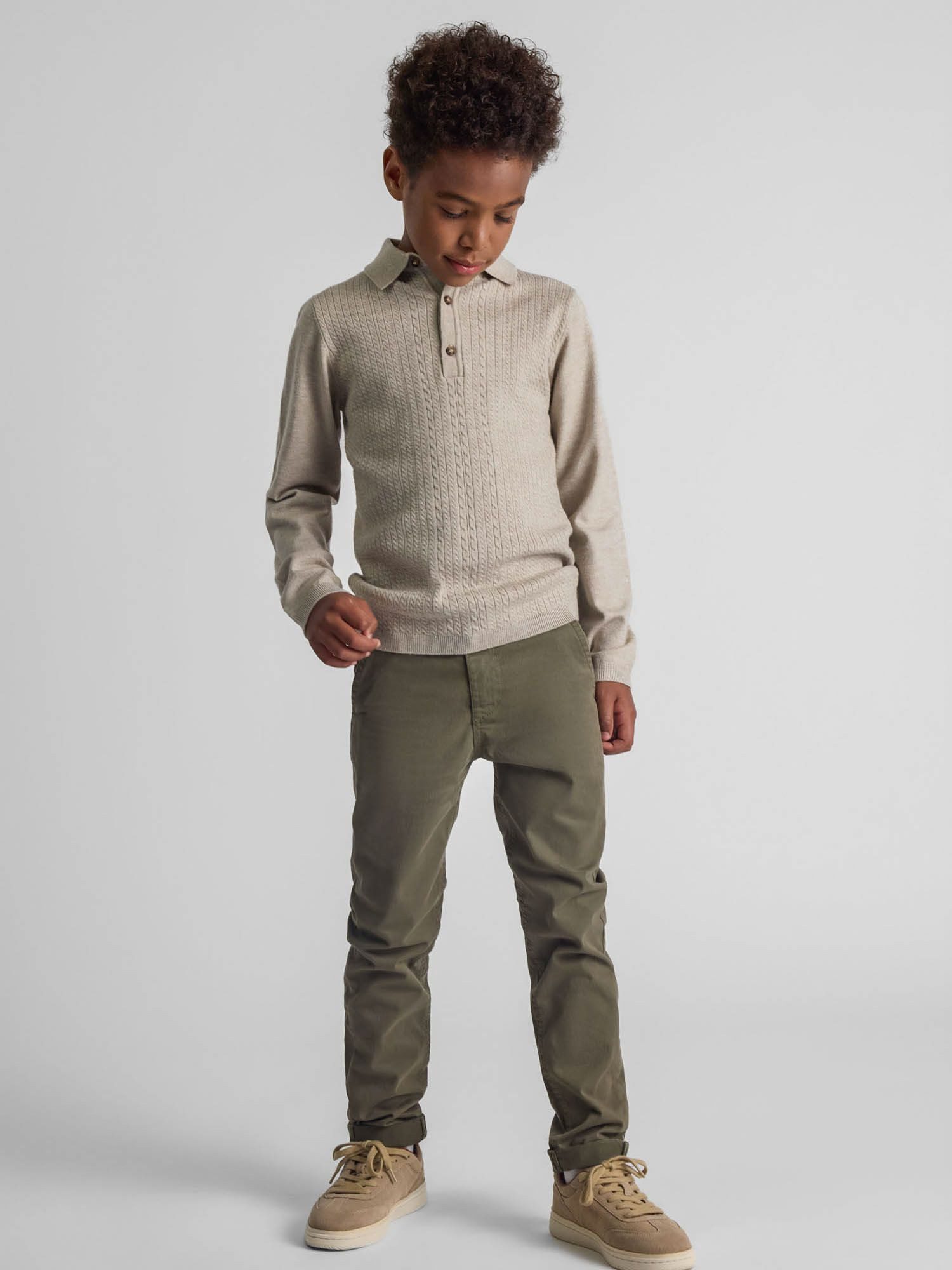 MINOTI Chinos Stilvolle Hose für Jungen Klassischer Chino-Schnitt mit angepasstem Bein
