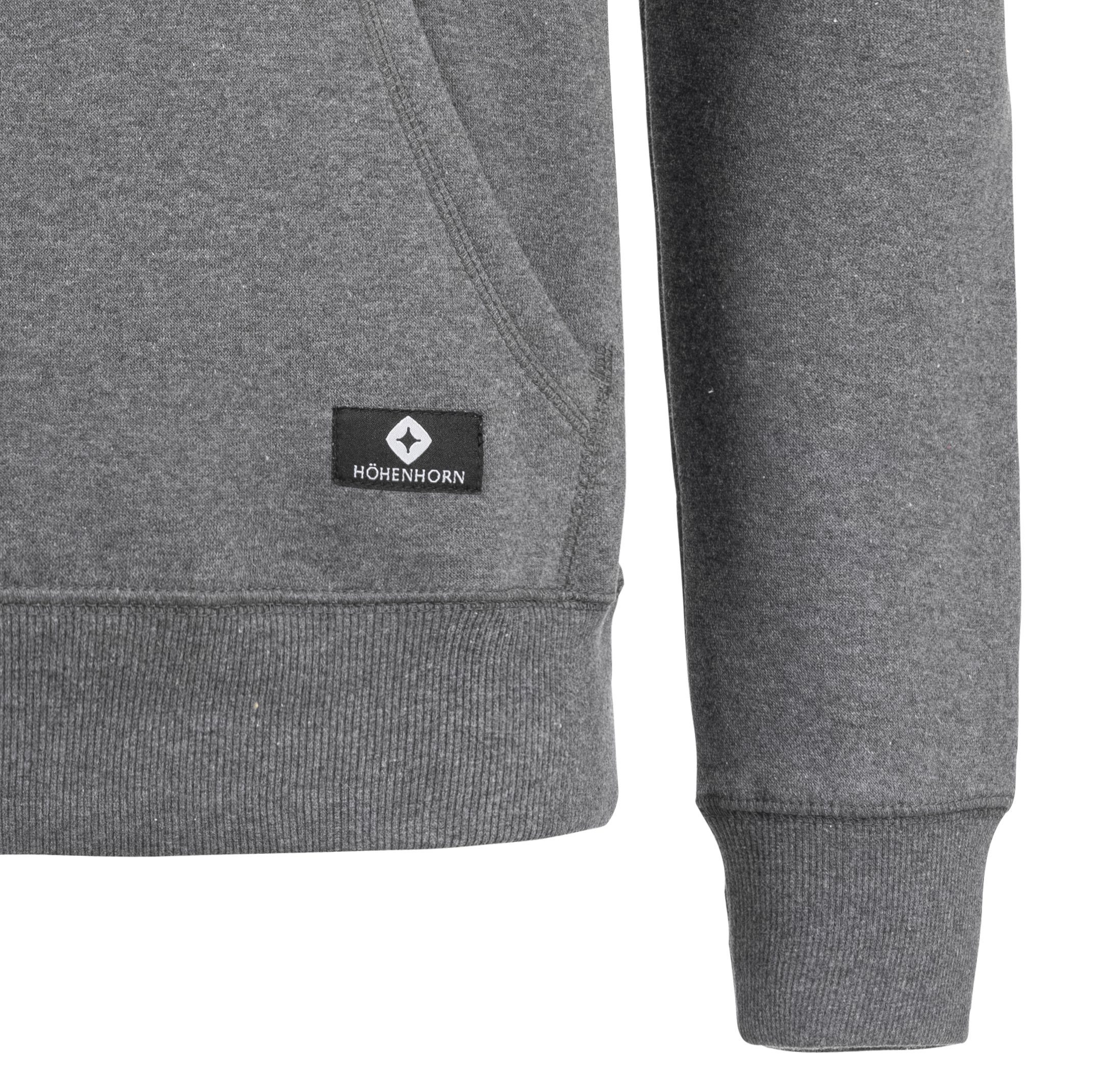 Höhenhorn Hoodie Janga Herren Kapuzen Pullover für Männer Hoody Sweatshirt Hochwertige Baumwolle, weiche Innenseite, angenehm warm
