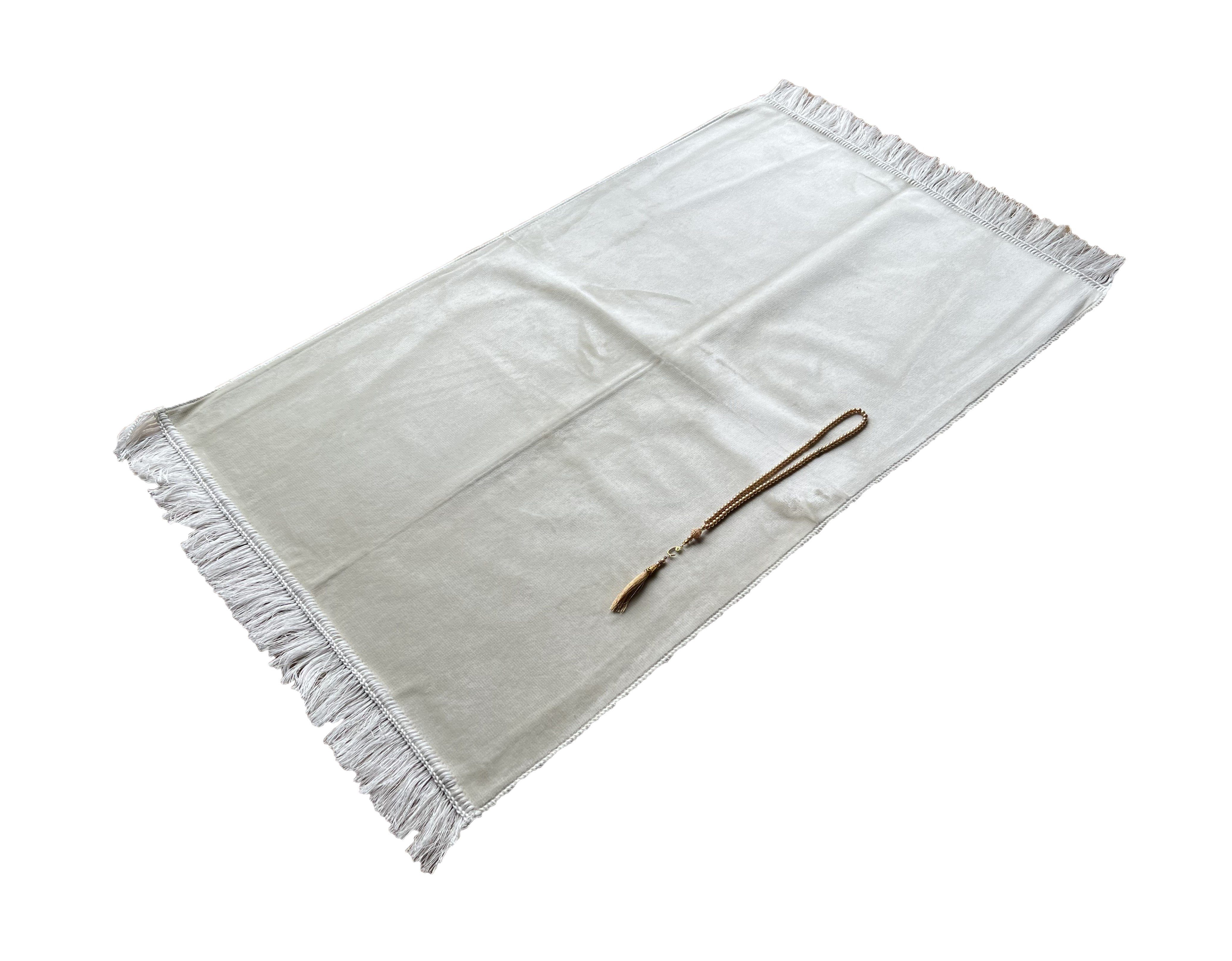 Lale Collection® Orientteppich Gebetsteppich Perlmutt + tasbih Samt dünn Is günstig online kaufen