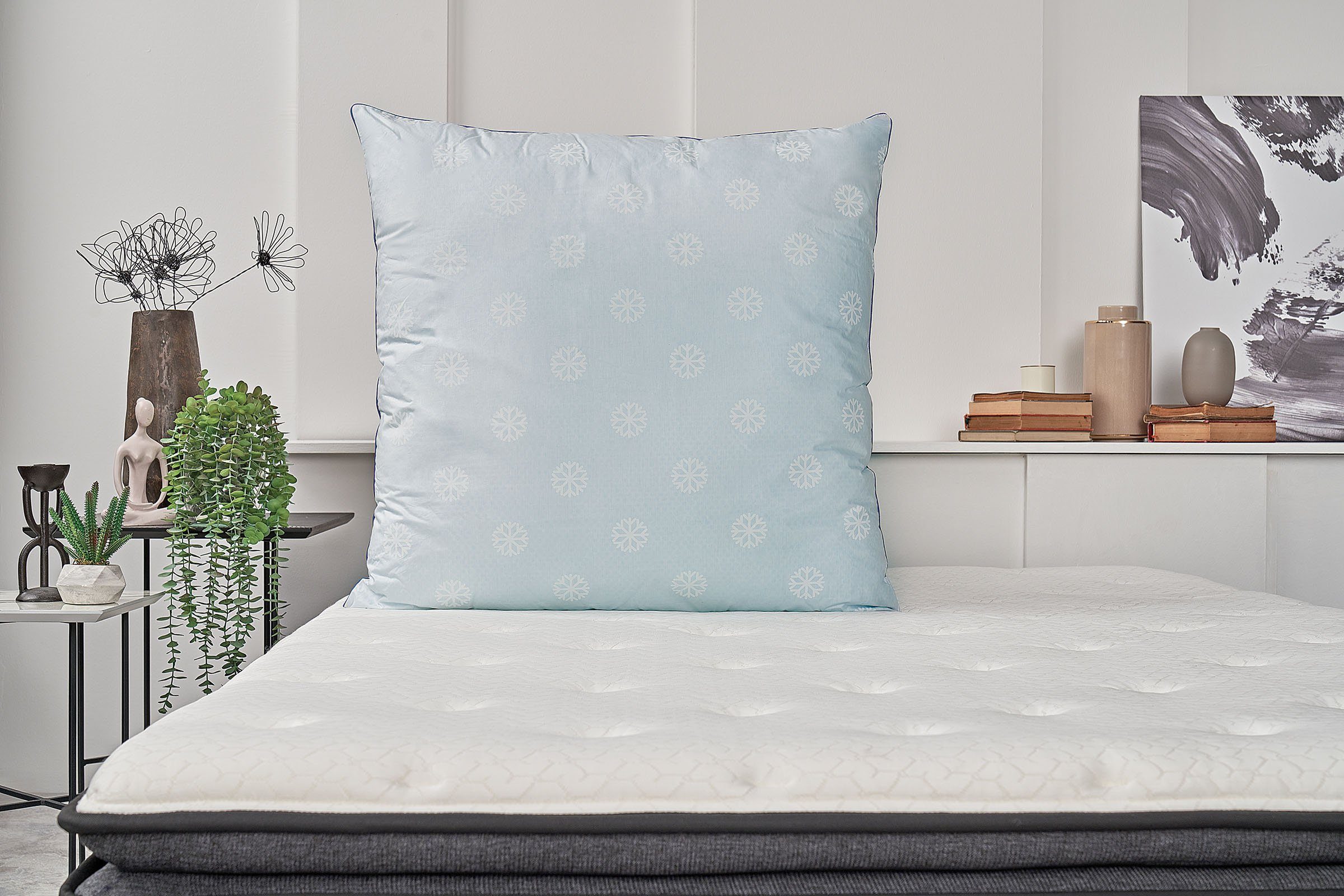 Yatas Bedding Kopfkissen Majestät Dacron® Climarelle Cool, Kopfkissen 40x80 cm, Bauchschläfer, Rückenschläfer, Seitenschläfer, kühlende Wirkung, allergiker geeignet (Hausstauballergiker)