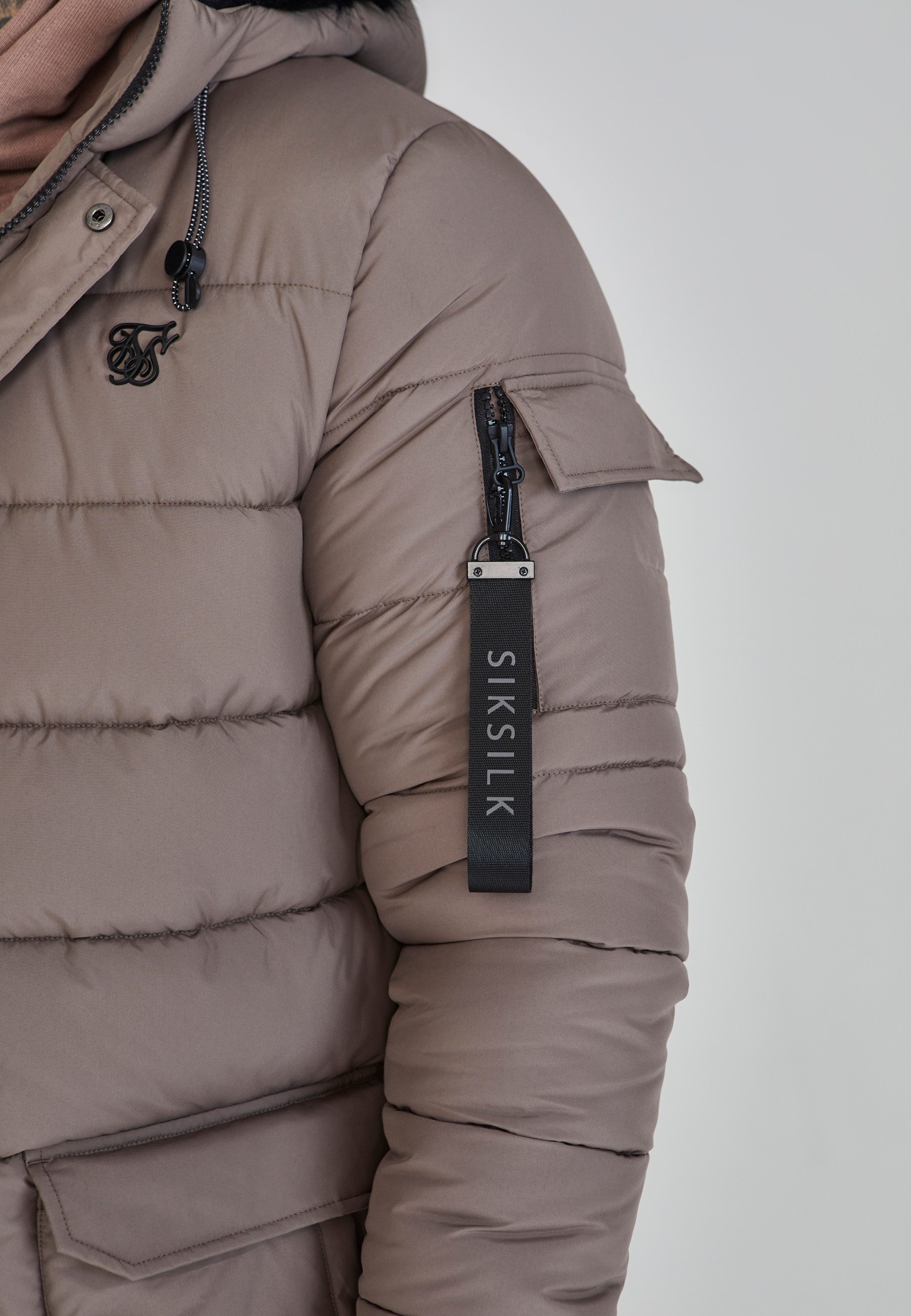 Siksilk Parka SikSilk Herren Beige Parka