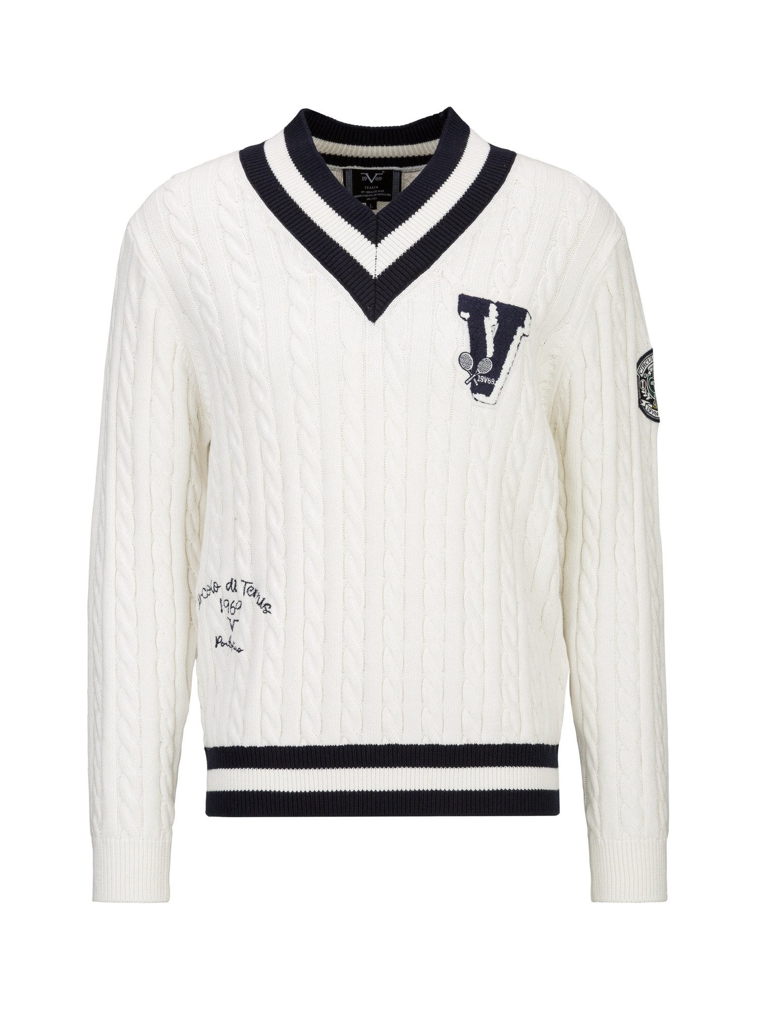 19V69 ITALIA Strickpullover ELIANO TENNIS günstig online kaufen