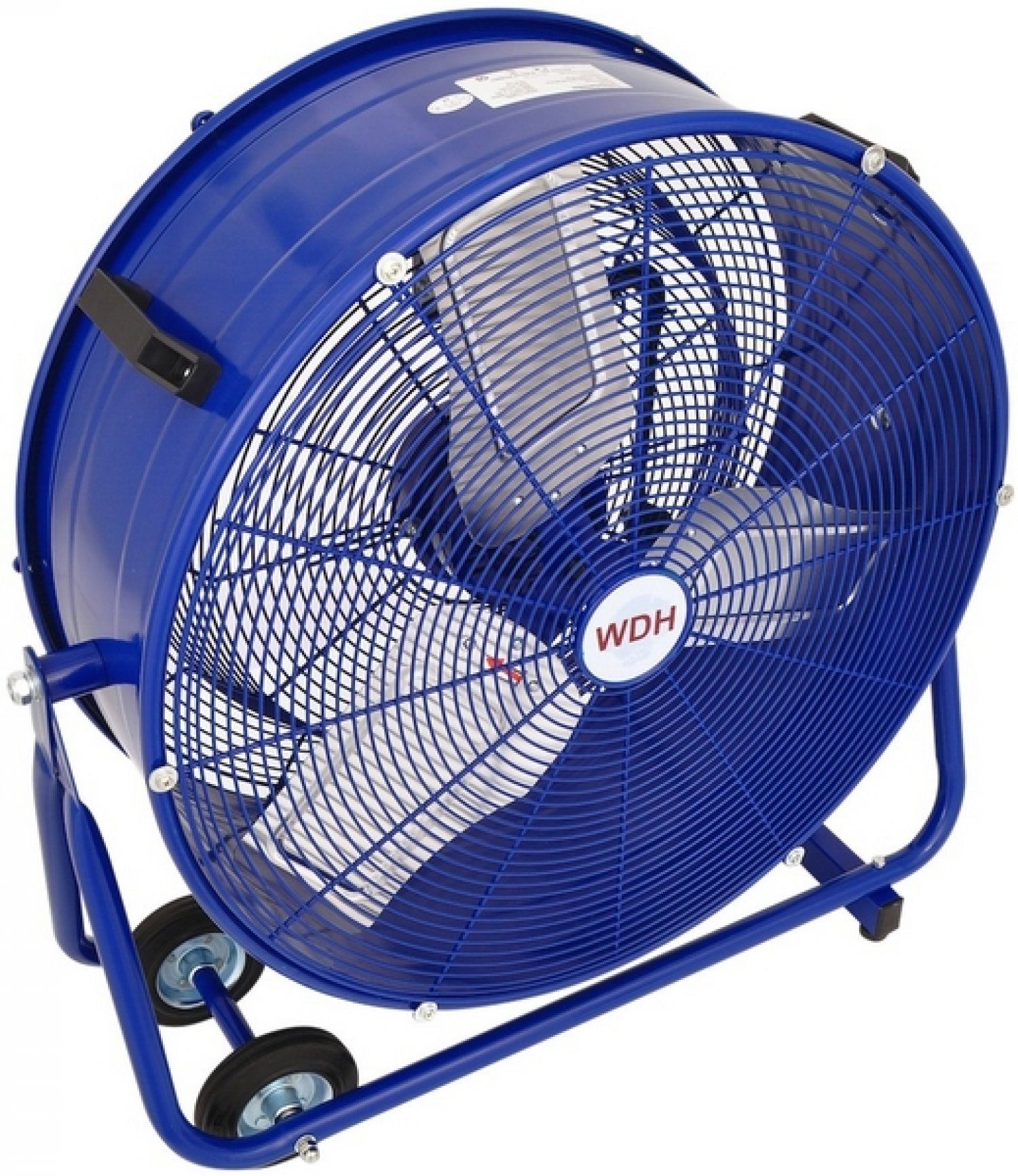 WDH Bodenventilator Trommelgebläse WDH-TG60L, 65 cm Durchmesser, Das Gerät kein Einbau oder Zusammenbau nötig