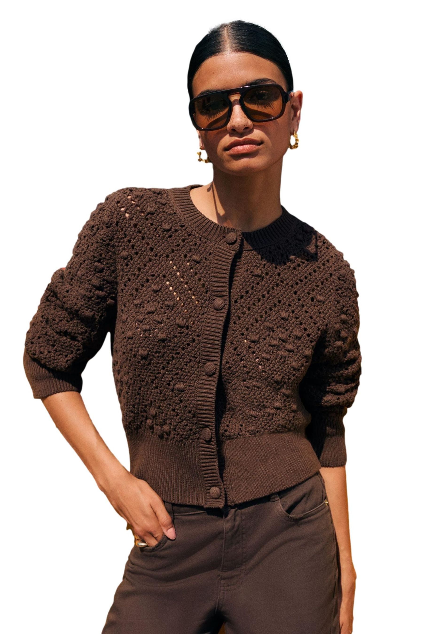 Friends Like These Strickjacke Friends Like These Noppenstrickjacke (1-tlg) günstig online kaufen