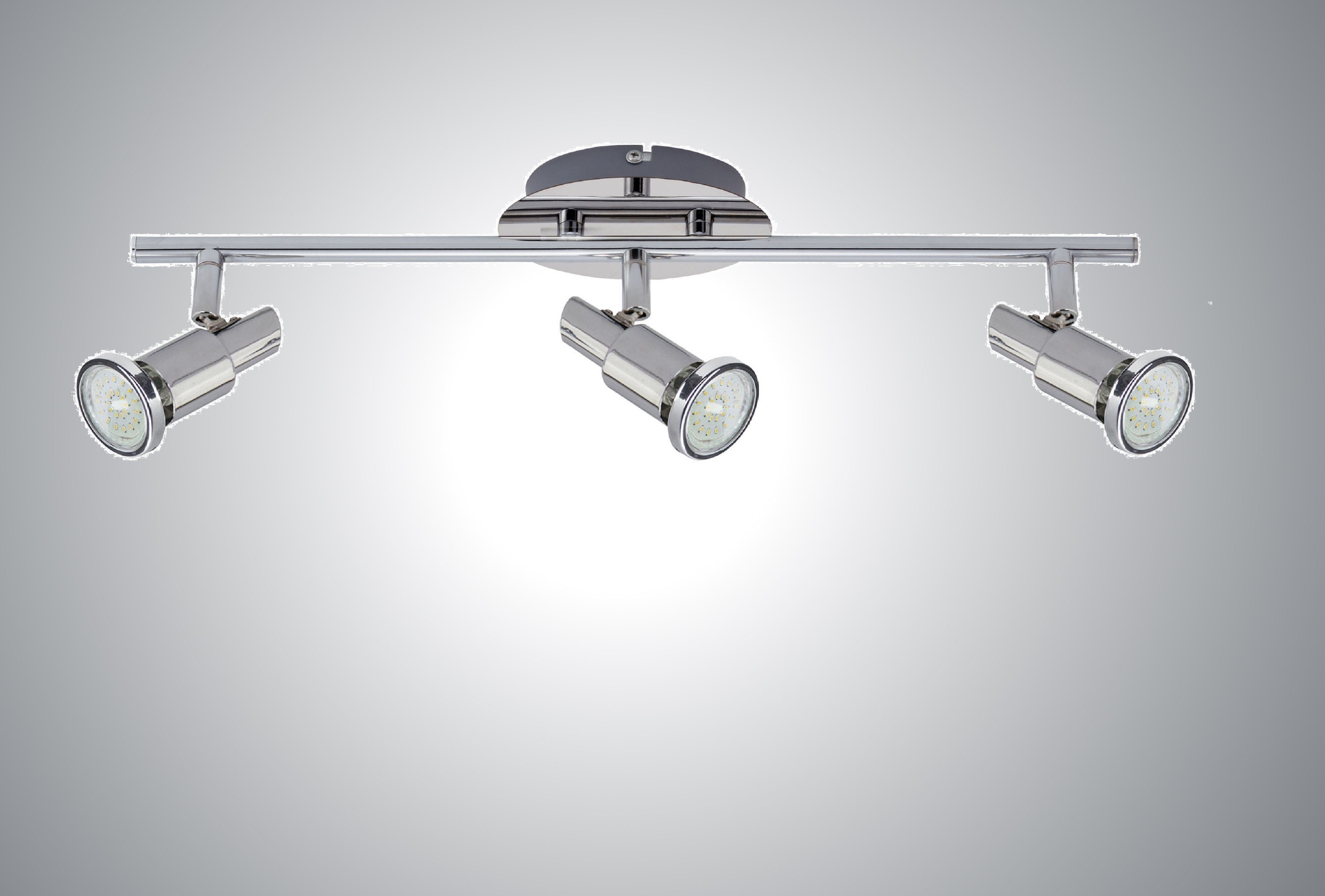 LED Decken-Leuchte Lampe 6W Spot-Strahler 3-flammig Wandlampe Wohnzimmer 3x GU10 