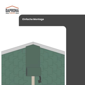 DAPRONA Dachschindeln Dachschindeln, Hexagonal Muster 1m x 32cm, Grün, (20-St), Bitumenschindeldach für Gartenhaus, Carport