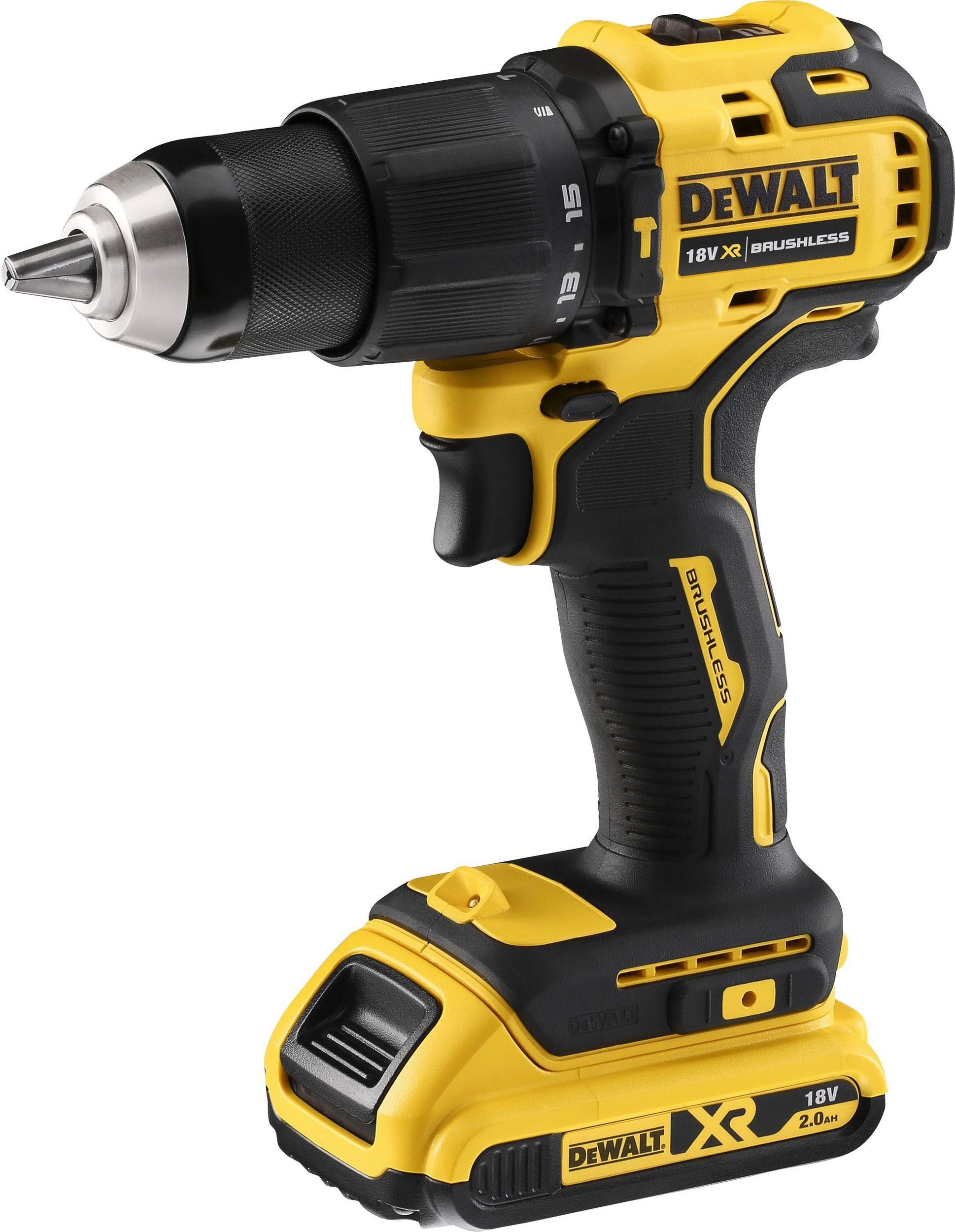 DeWalt Akku-Schlagschrauber DCD709D2T-QW, inkl. 2x 2 Ah Akkus