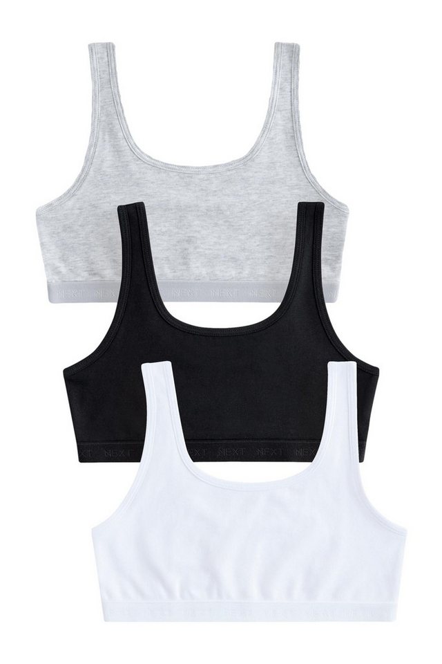 Next Crop-Top Kurztops, 3er-Pack (3-tlg)