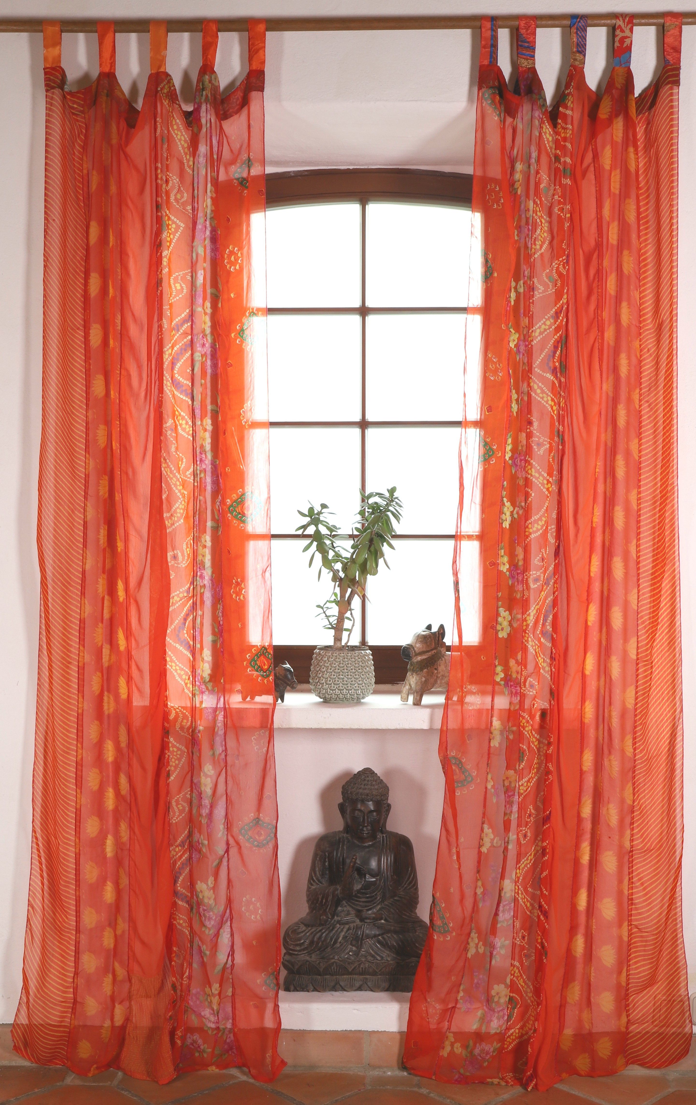 Guru-Shop Vorhang Vorhang 2 Stück seidige günstig online kaufen