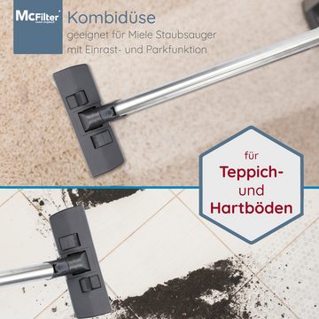 McFilter Kombidüse Bodendüse passend für Miele Staubsauger mit 35mm Anschluss, (1-tlg), Alternative für Miele Bodendüse SBD 285-3 AllTeQ (7253830)