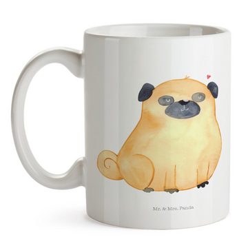 Mr. & Mrs. Panda Tasse Mops - Weiß - Geschenk, Liebe, Sprüche, Hund, Tasse Motive, Büro Tass, Keramik, Brillante Bedruckung