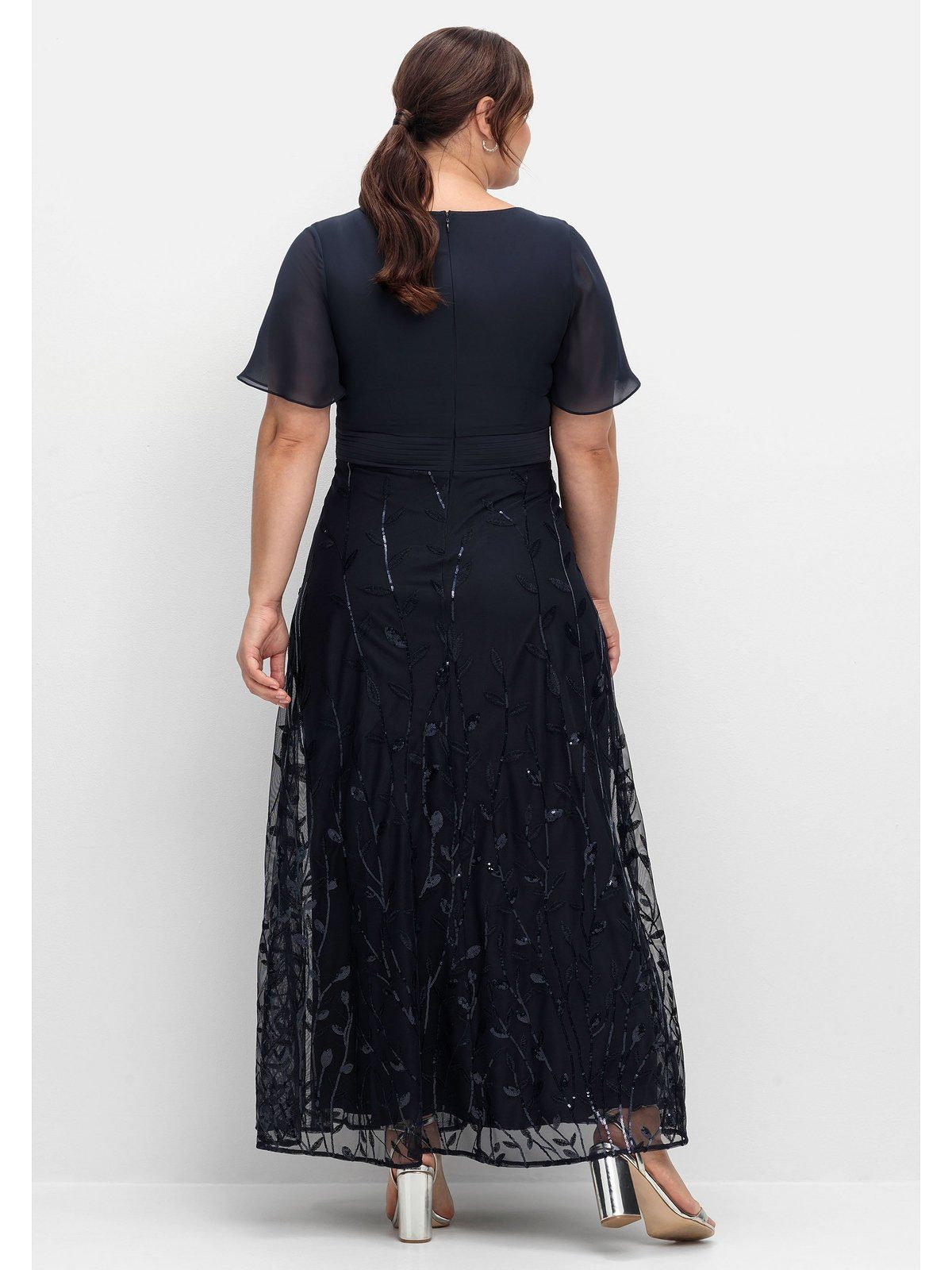 Sheego Abendkleid Große Größen mit Stickerei günstig online kaufen