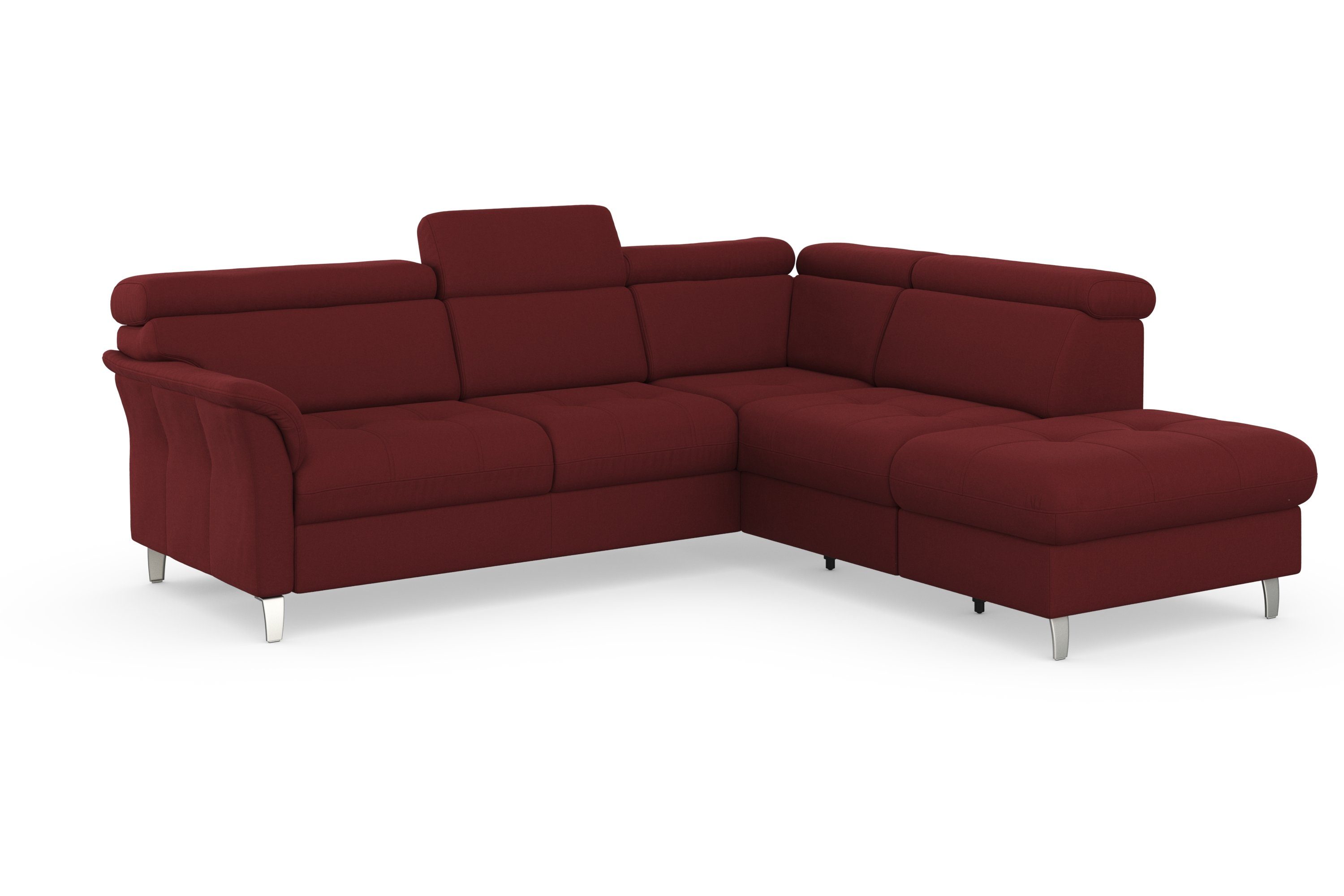 sit&more Ecksofa Marano, mit inklusive Bettkasten wahlweise Bettfunktion, Kopfteilverstellung