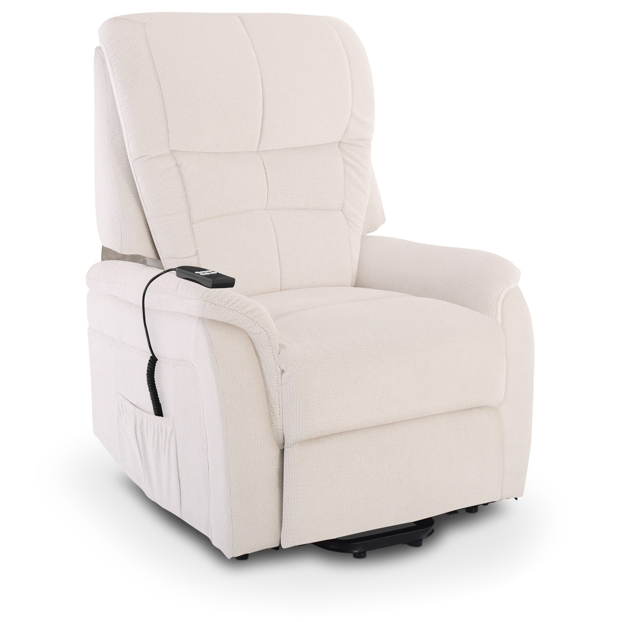 Raburg TV-Sessel Fernsehsessel mit Aufstehhilfe, 120 kg, Relax- & Liegefunktion, Jan, Relaxsessel, elektrisch mit Fernbedienung, 2× Motoren