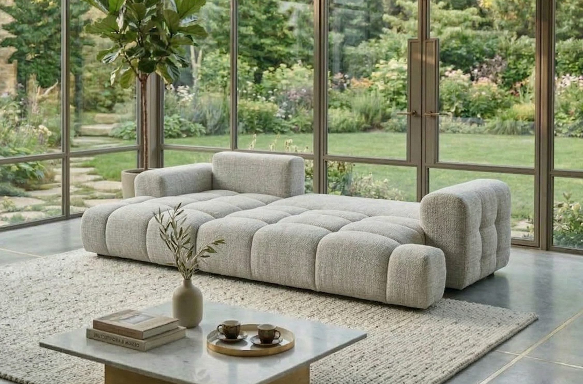 B&B Home Big-Sofa Sofa Vitton II mit Schlaffunktion L-Form mit Bettkasten, L-Form Couch rechts oder links