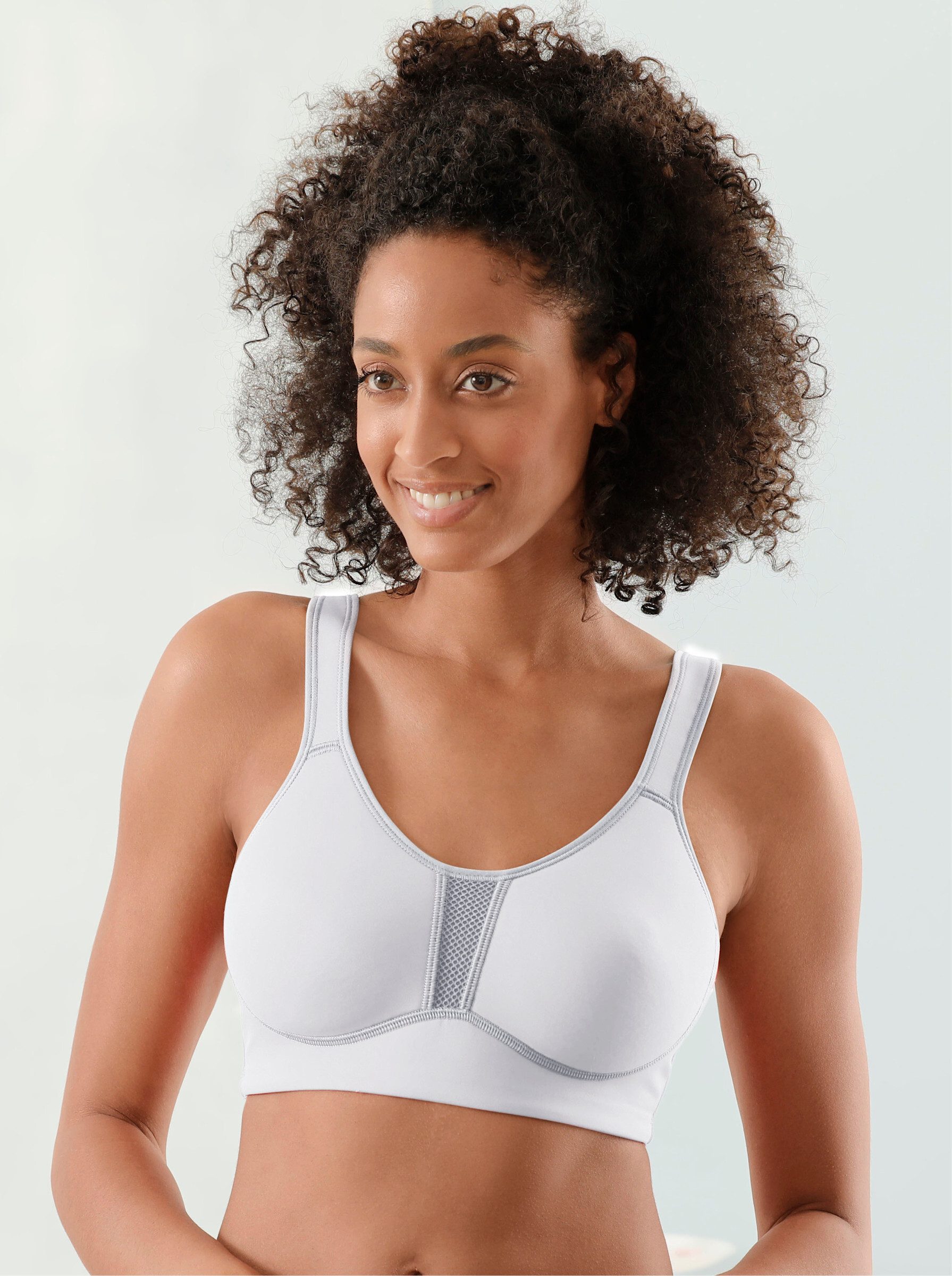 Viania Bügelloser BH Sport-BH ohne Bügel . günstig online kaufen