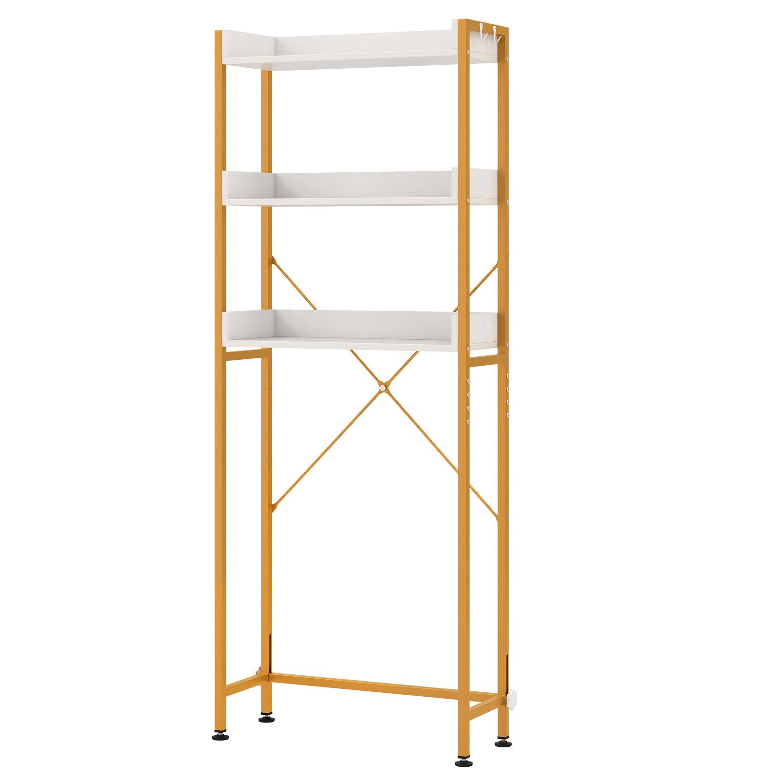 COSTWAY Badregal, Toilettenregal platzsparend, mit 3 günstig online kaufen