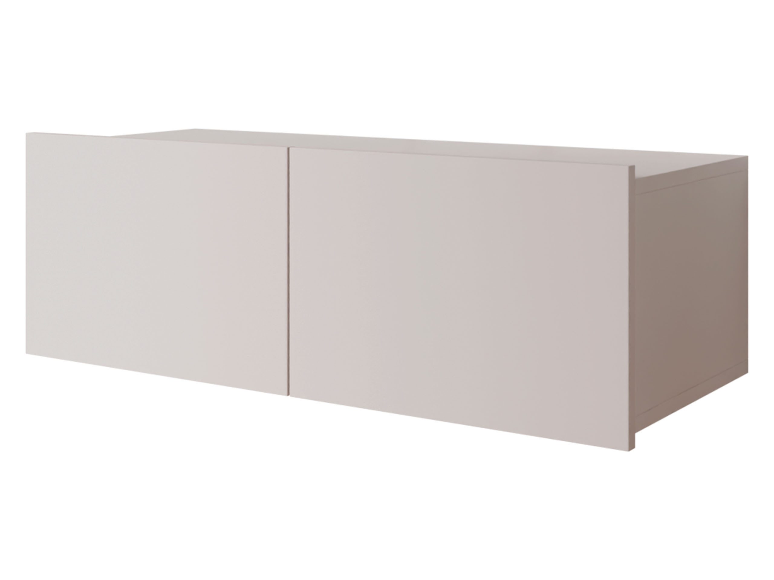 MIRJAN24 TV-Schrank Calabrini 100 03 (mit 2 Türen) ohne Griffe, silberne Be günstig online kaufen