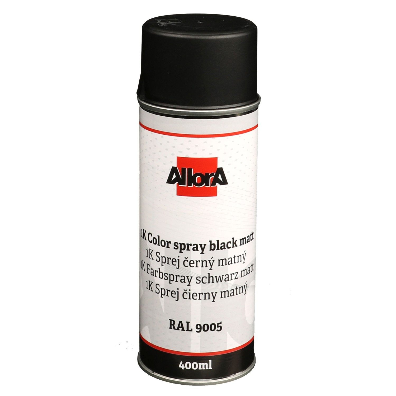 AllorA Sprühlack 1K Spraydose Schwarz matt, RAL 9005, Lackspray, Schnelltrocknend, Witterungsbeständig, lichtecht, Benzinfest