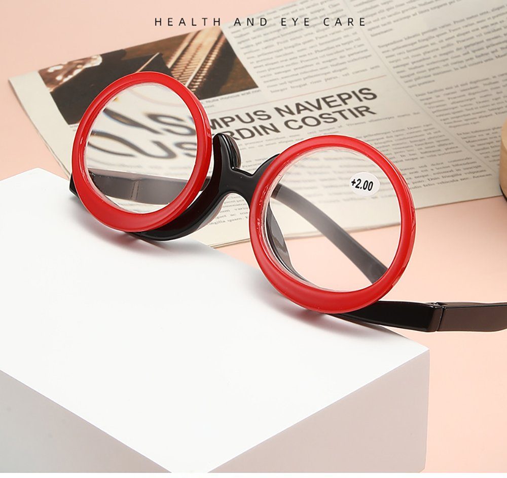 PACIEA Lesebrille Mode bedruckte anti blaue bunt Gläser presbyopische Rahmen