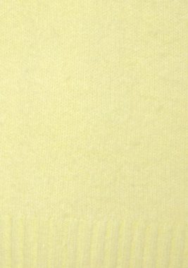 LASCANA Rundhalspullover mit Zopfstrickdetails an den Ärmeln, farbenfroher Strickpullover